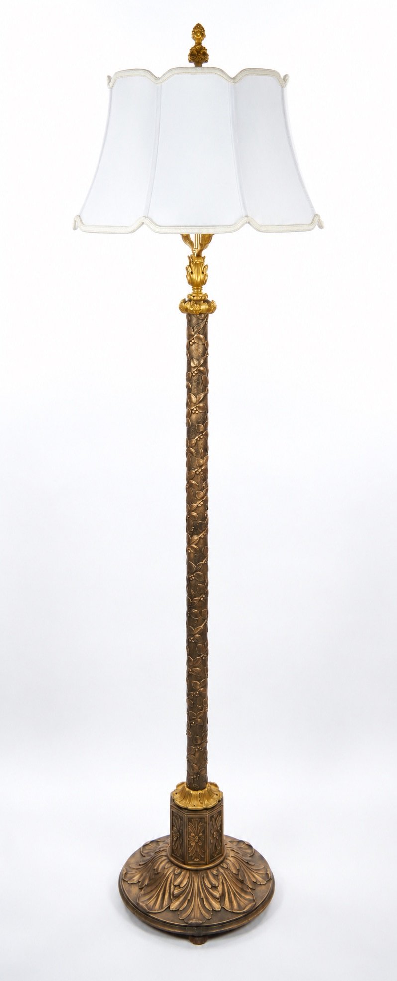 Ornate Antique Bronze Floor Lamp.jpeg