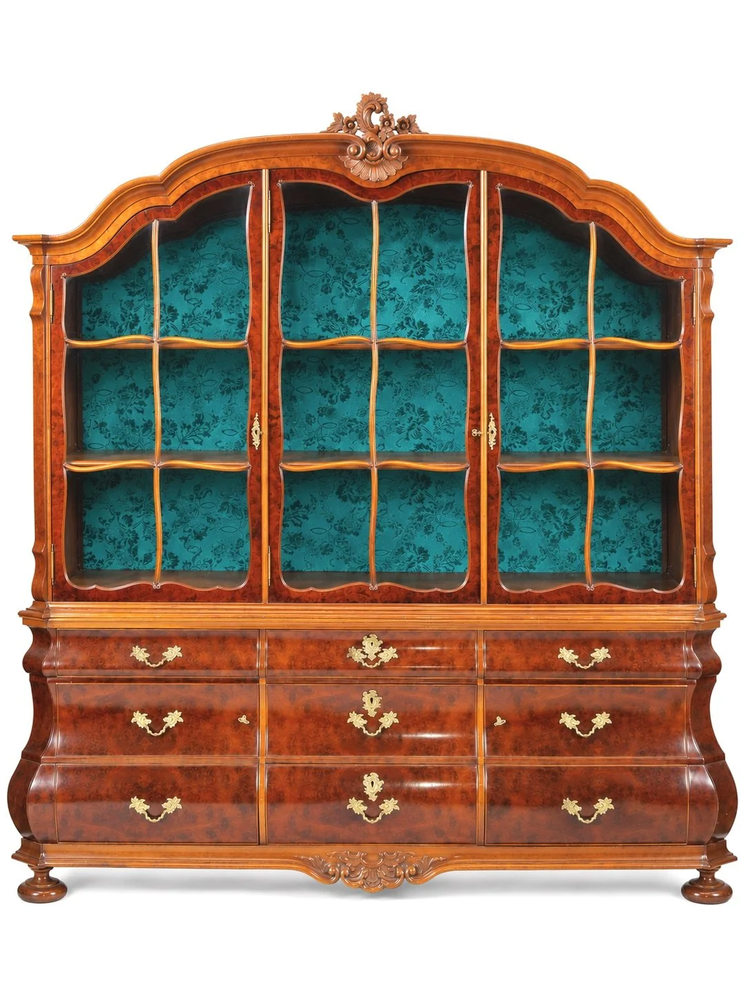 Antique Burl-Wood Cabinet with Teal Damask Interior copy.jpeg