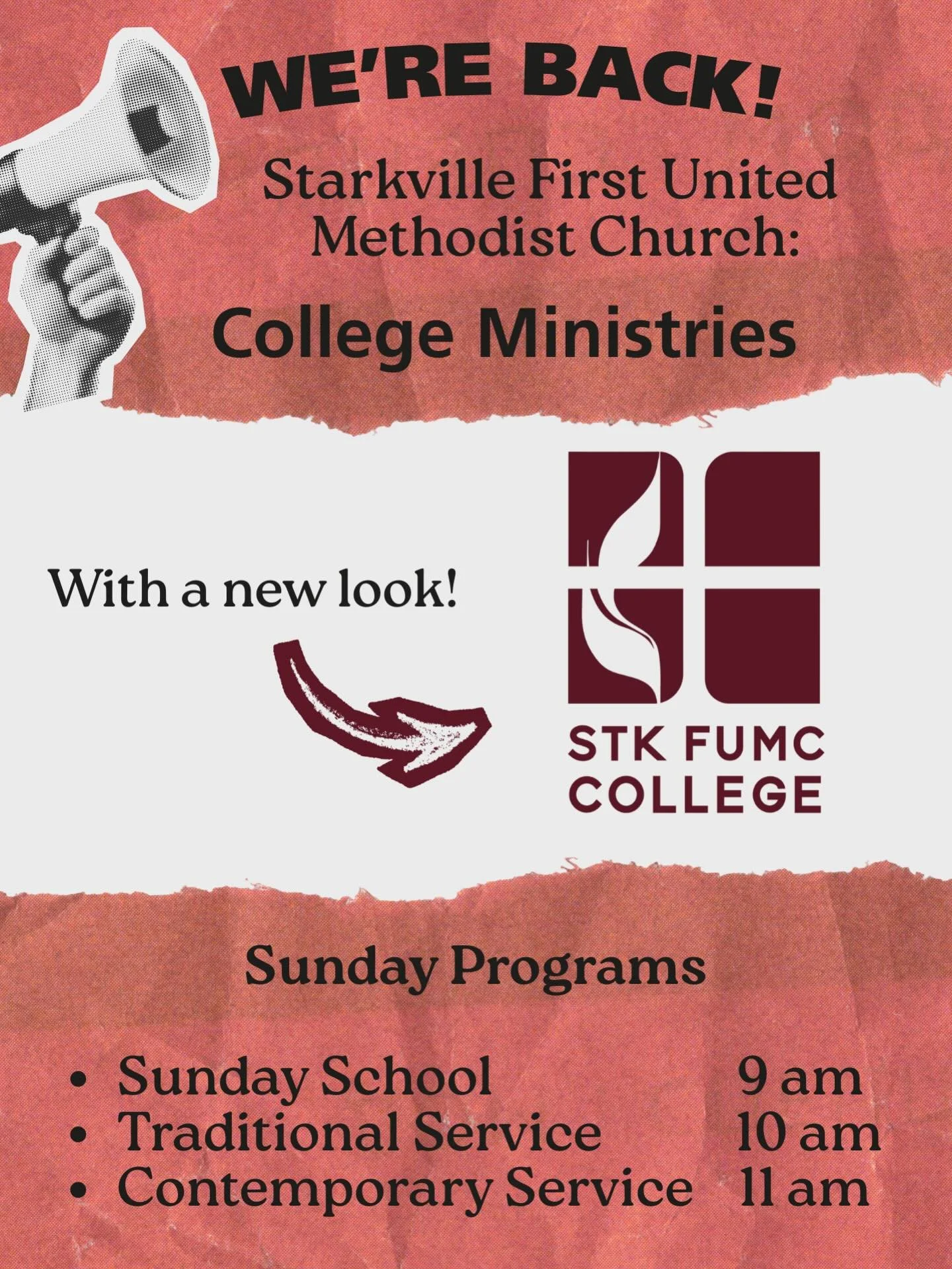 Our Instagram is getting a makeover! Please follow along for updates concerning College Ministry and upcoming events. 

New program announcement coming soon!