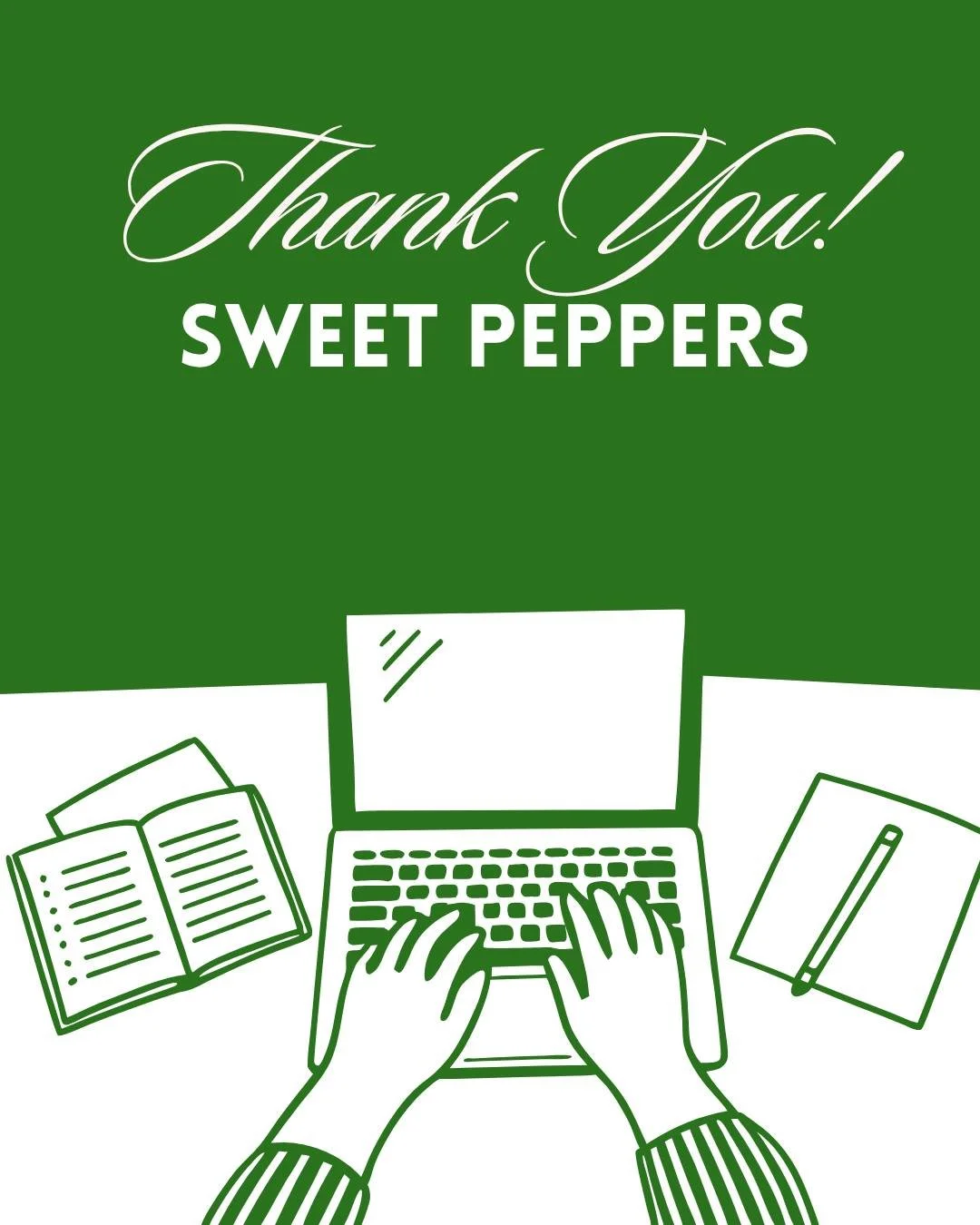 Thank you to Sweet Peppers for donating cookies to Exam Slam!
