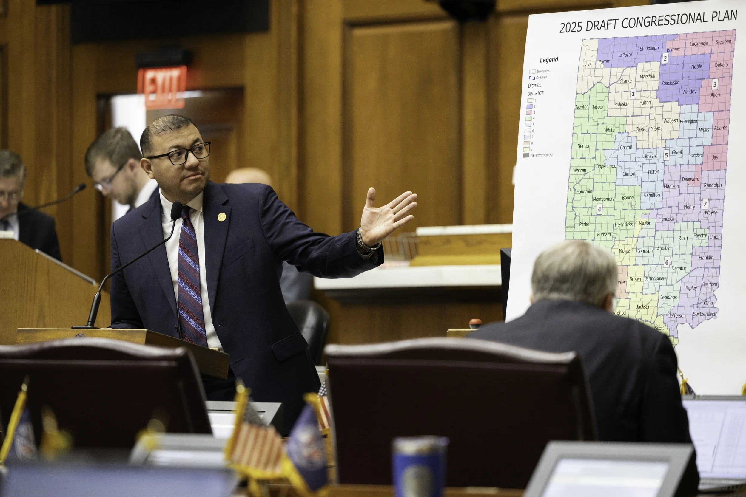 Redistricting fails in Indiana, Senate votes down HB 1032