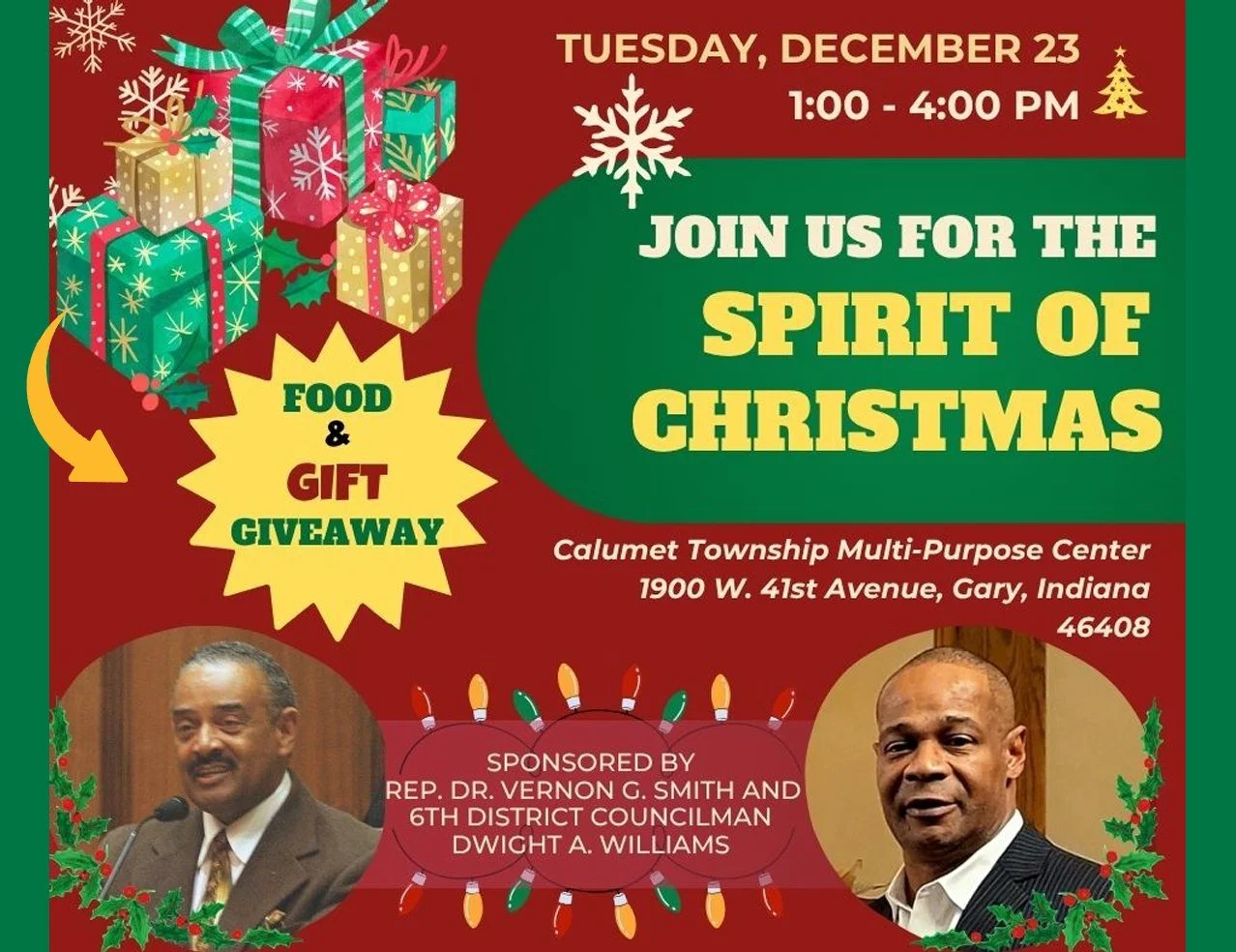 Smith shares importance of community, invites residents to Spirit of Christmas