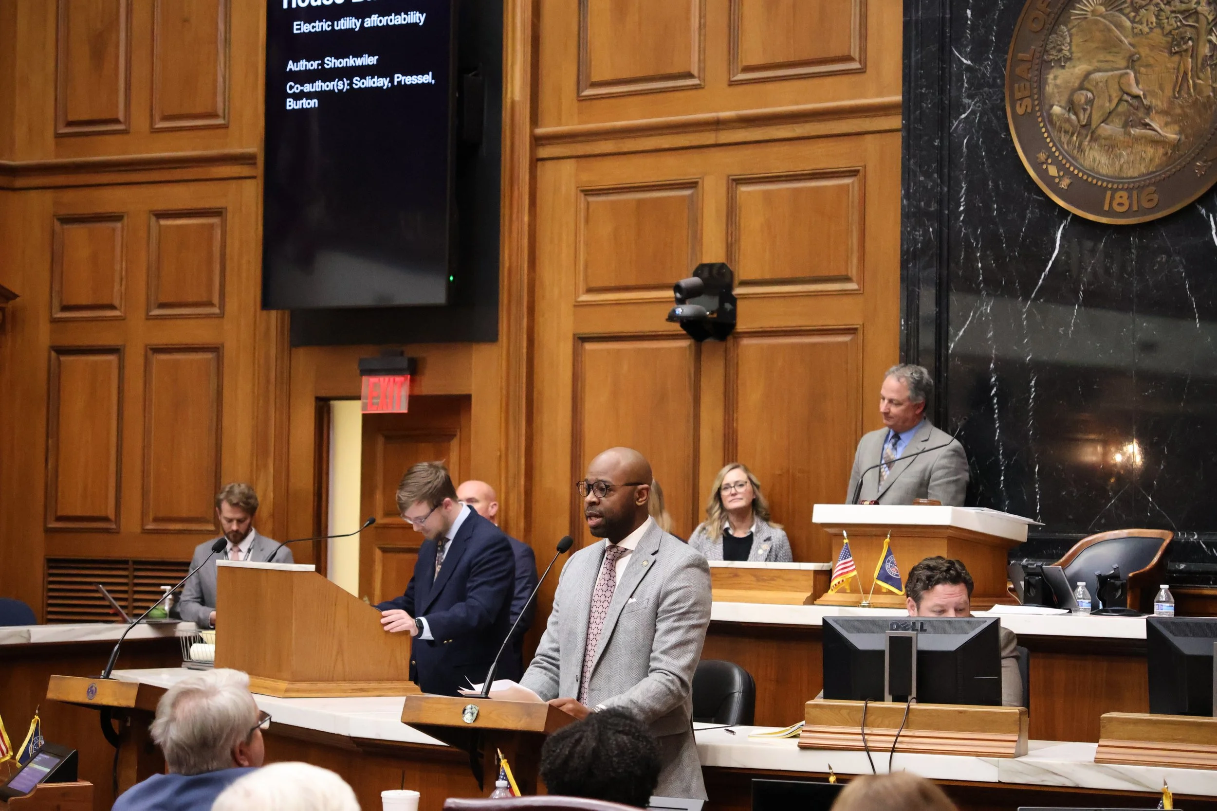 Burton’s co-authored HB 1002 passes out of House, Advances utility reform to Senate