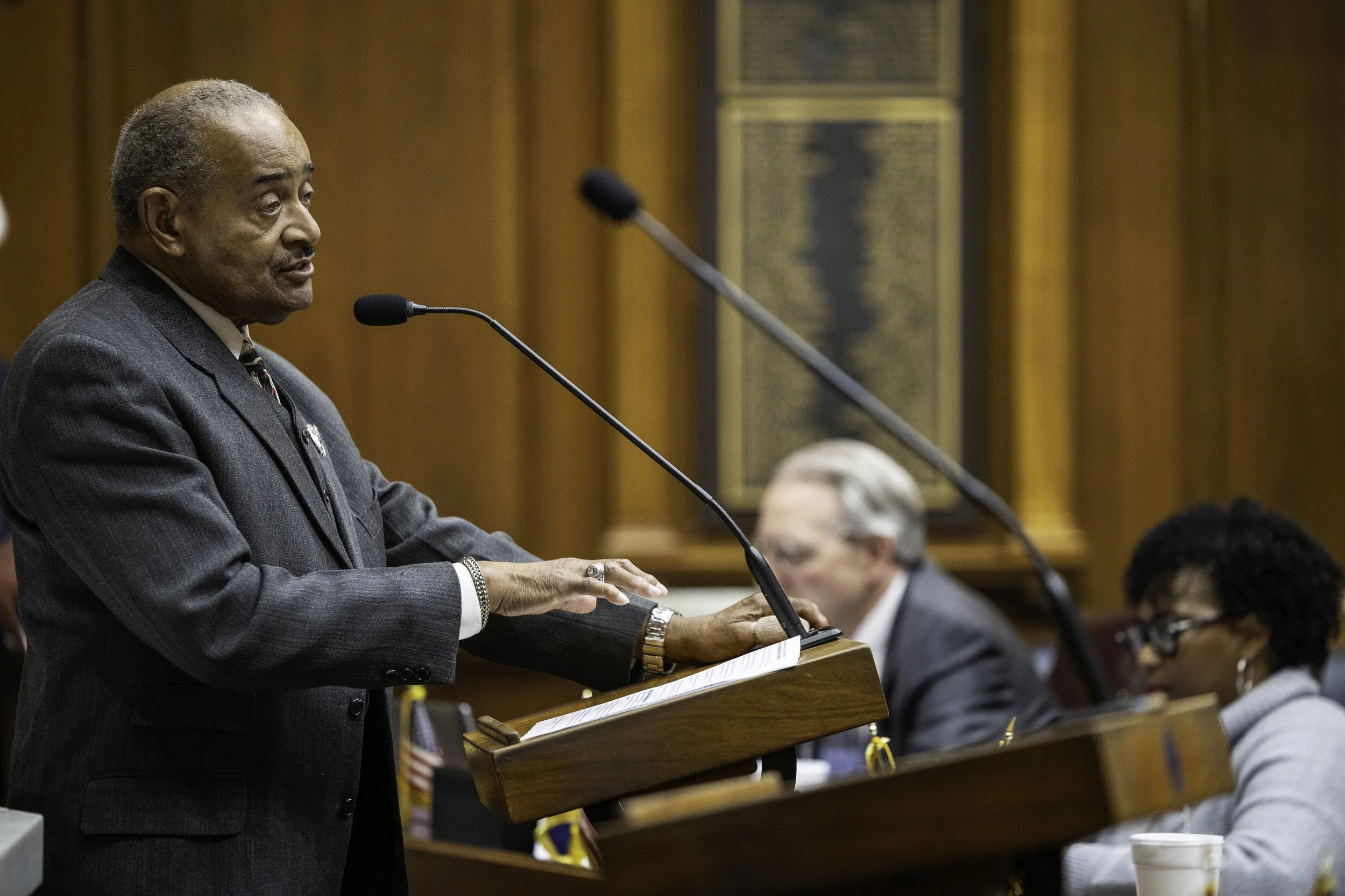 Smith decries bill giving the governor broader authority to deploy a paramilitary police force