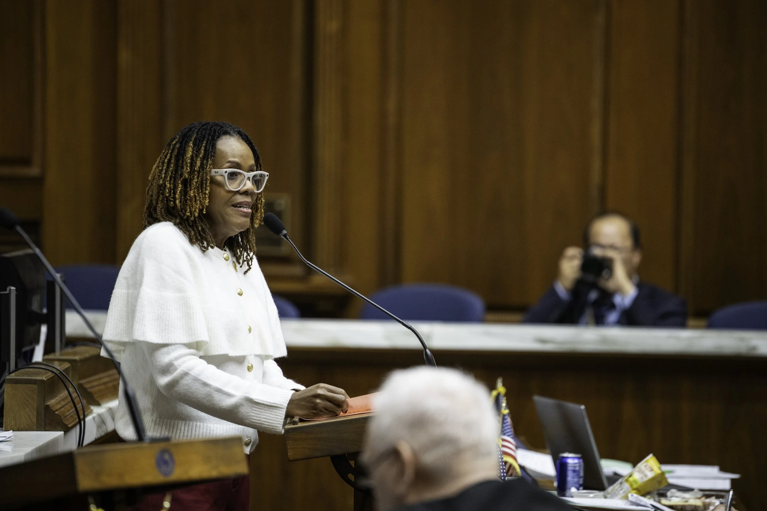 Shackleford speaks out against the passage of anti-homeless senate bill