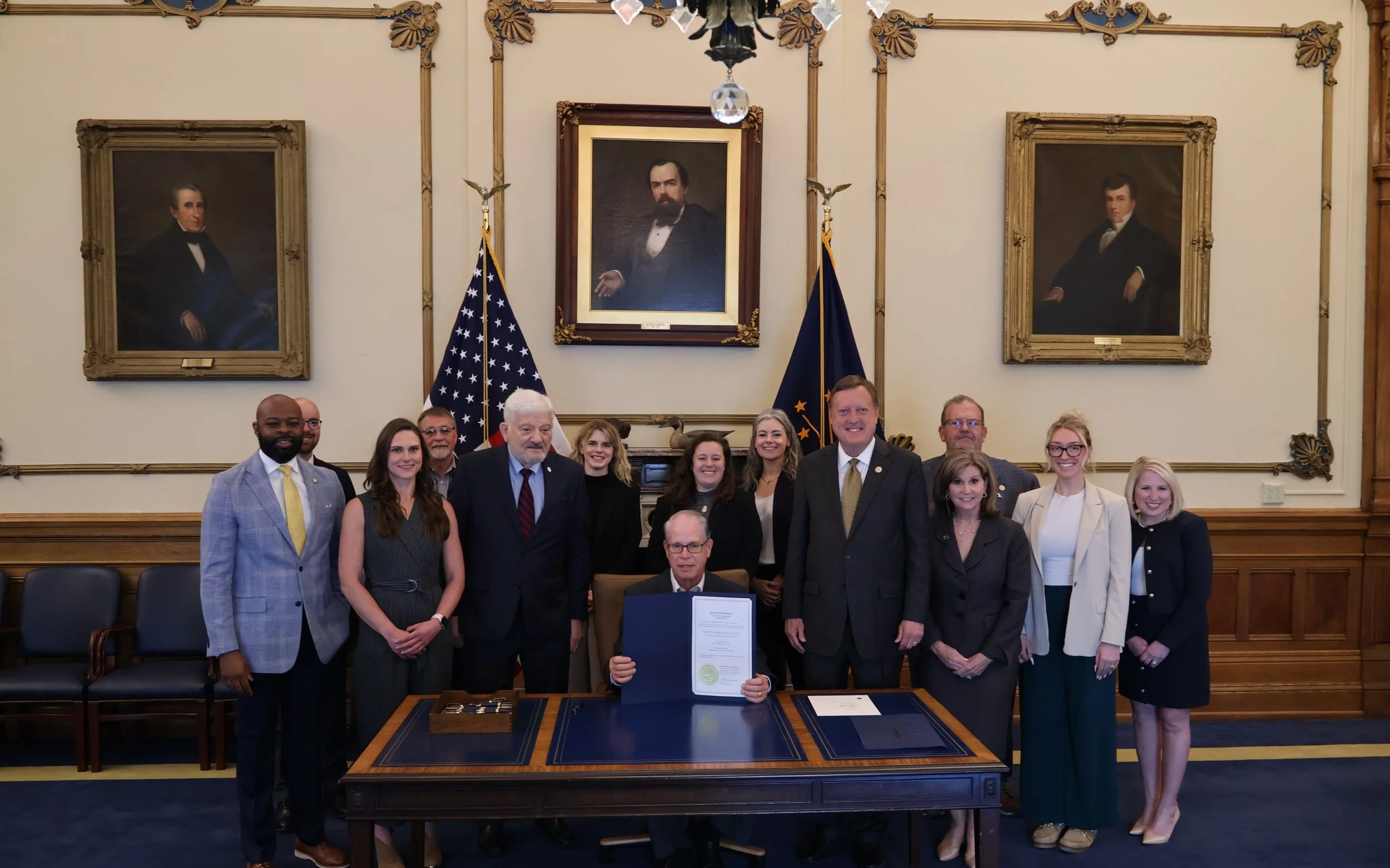 Burton comments on ceremonial bill signings