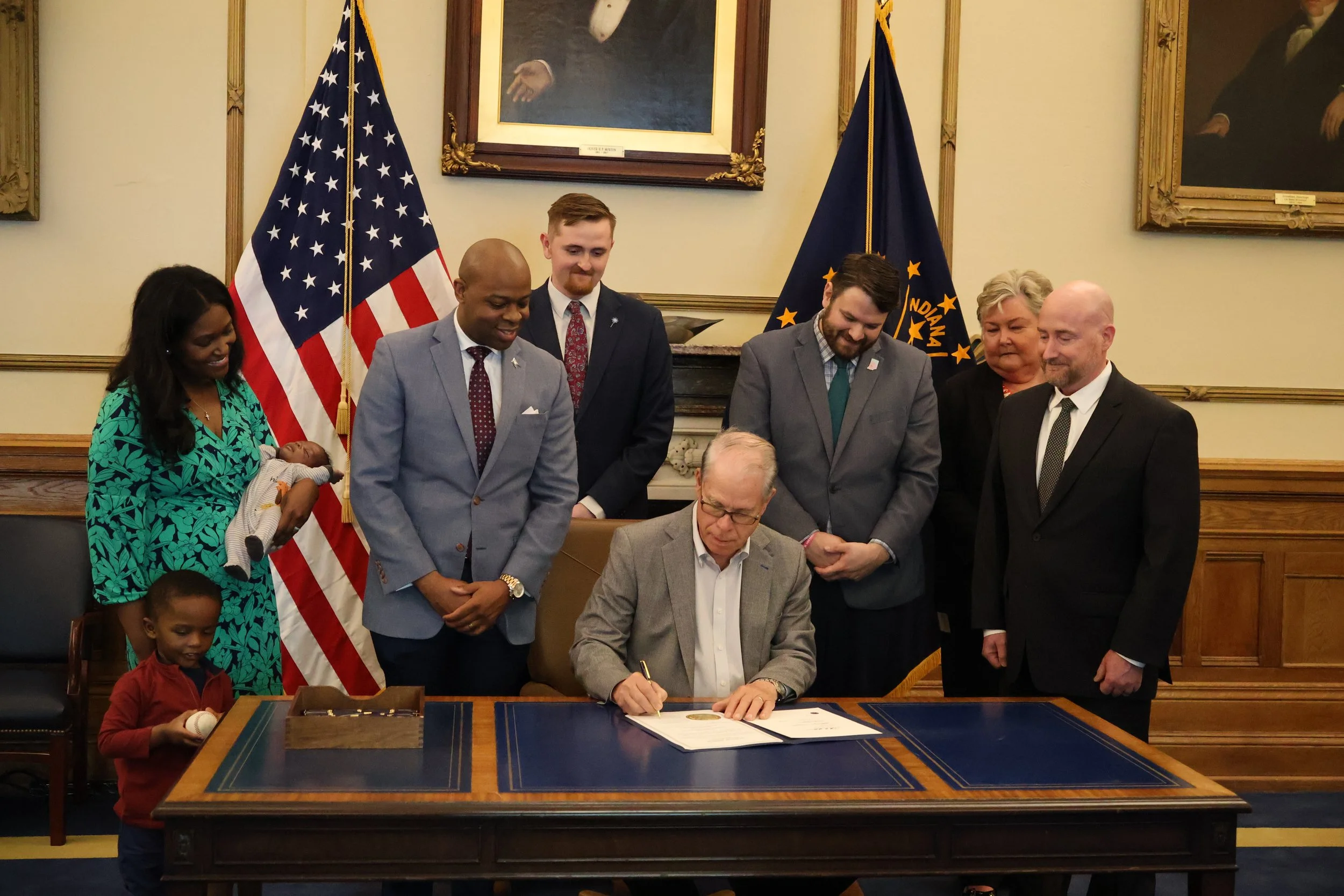 Burton celebrates ceremonial signing of HEA 1307