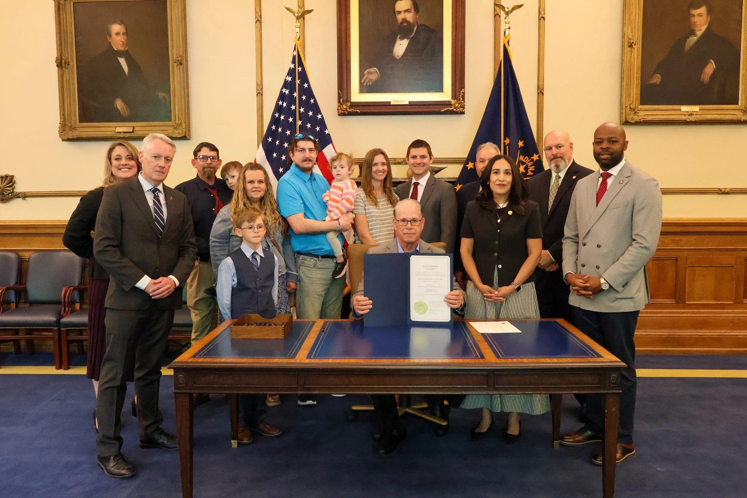 Garcia Wilburn celebrates signing of child safety law, honors life of Kinsleigh Welty