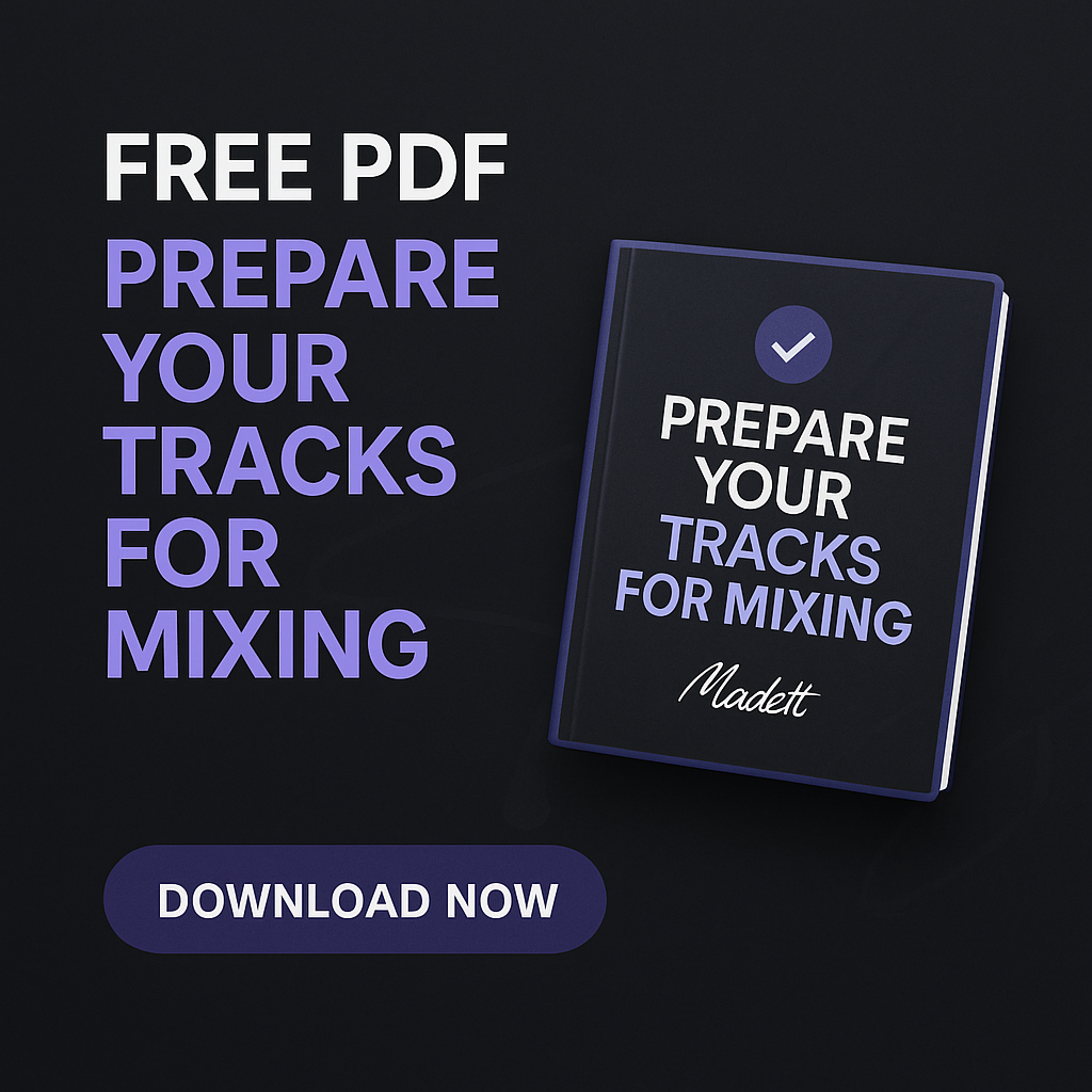 Prepare your tracks for mixing (Free Download) (PDF)