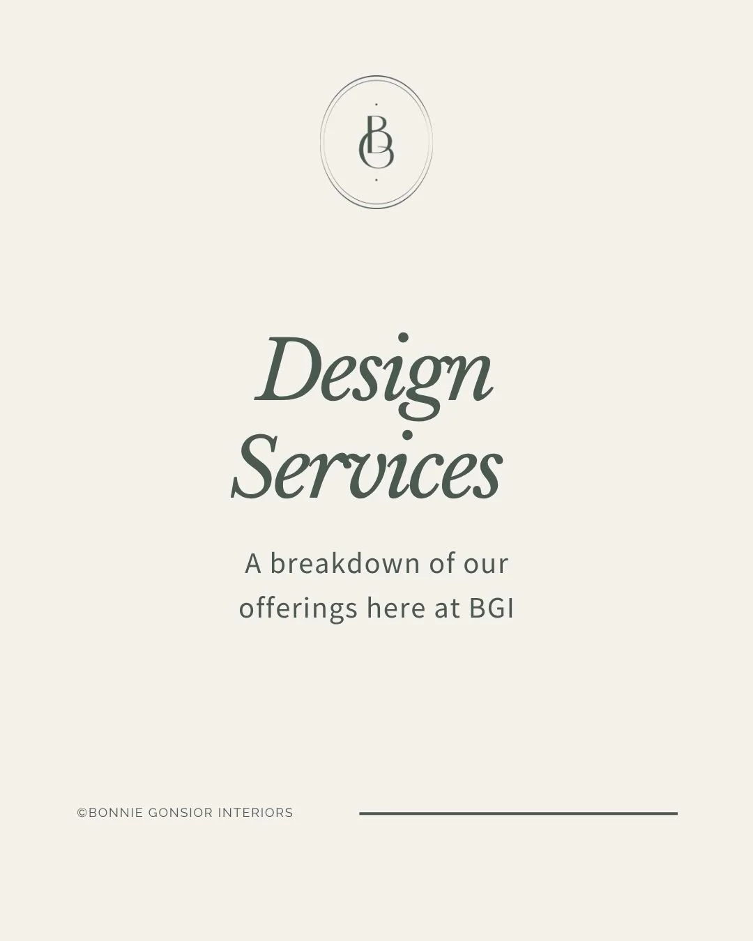 We work in a little bubble here sometimes and just assume people know what we offer, but after getting this question a few times recently, I thought a breakdown and description of each service was in order! ➡️