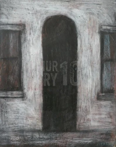 Entry (1980), Mixed Media 22.5 x 27.5 inch