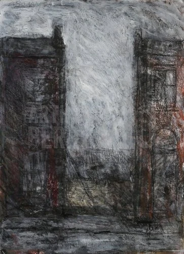 Pritt Street East (1980), Mixed Media 21 x 29 inch