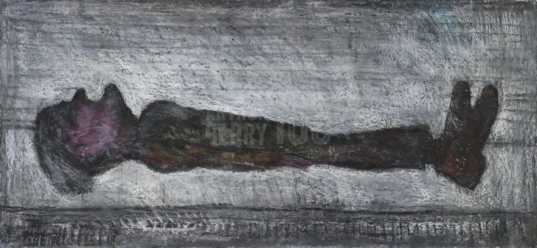 Drunk (1971), Mixed Media 46 x 24.5 inch