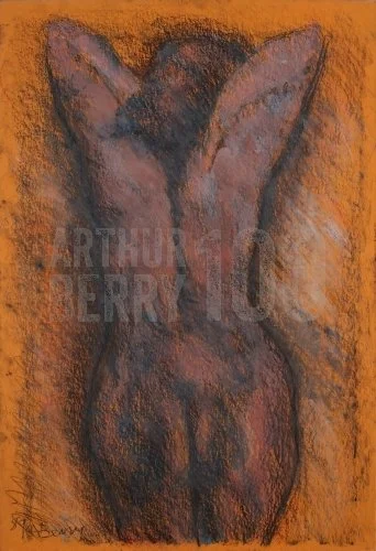 Nude II (1989), Mixed Media 22 x 32 inch