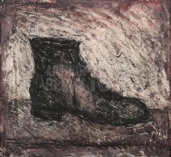 An Old Friend (1990), Mixed Media 24 x 23 inch