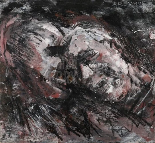 A Dirty Joke (1994), Mixed Media 20 x 19 inch