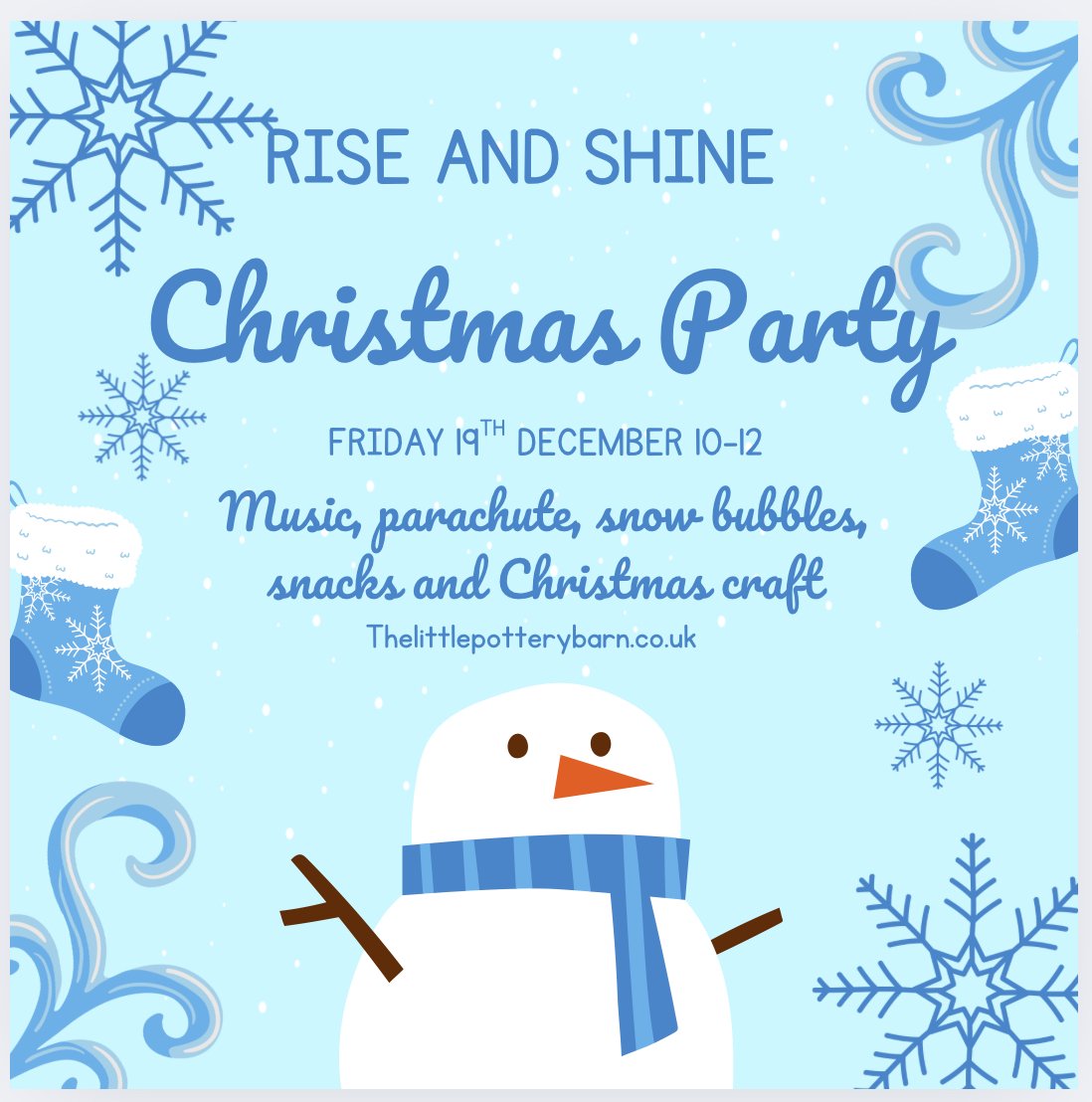 Rise and Shine Christmas Party Experience