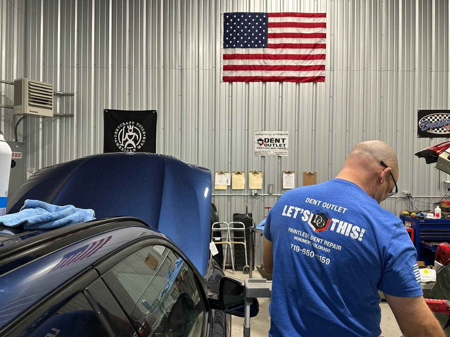 Hail Damage Doesn&rsquo;t Stand a Chance

Hail tried it.
Ryan says &ldquo;not today.&rdquo;

If your car still shows last season&rsquo;s hail damage, January&ndash;February is prime time to get it fixed before spring storms hit again.

Real Local. Re