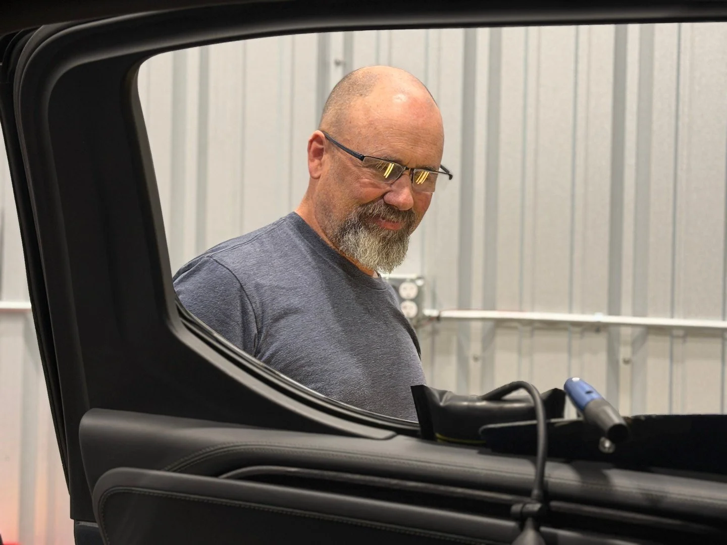 Proof Ryan loves what he does. His eyes actually "light up" when he sees dents.