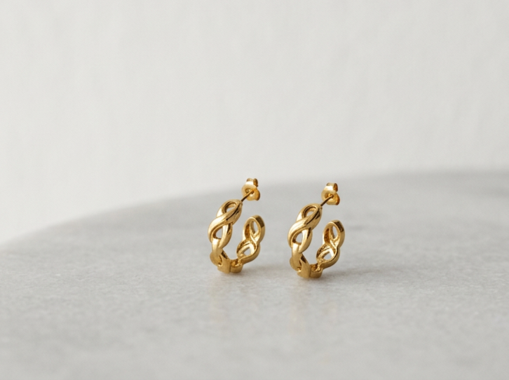 Mulhouse Earrings in Gold