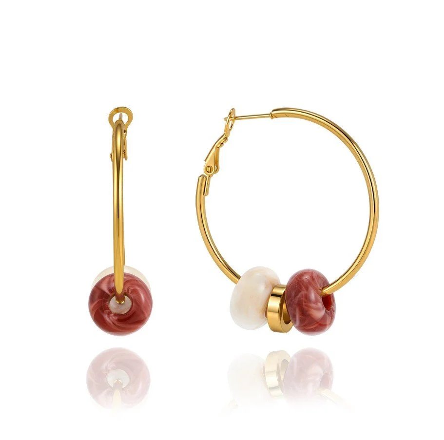 Kehlani Hoop Earrings in Gold