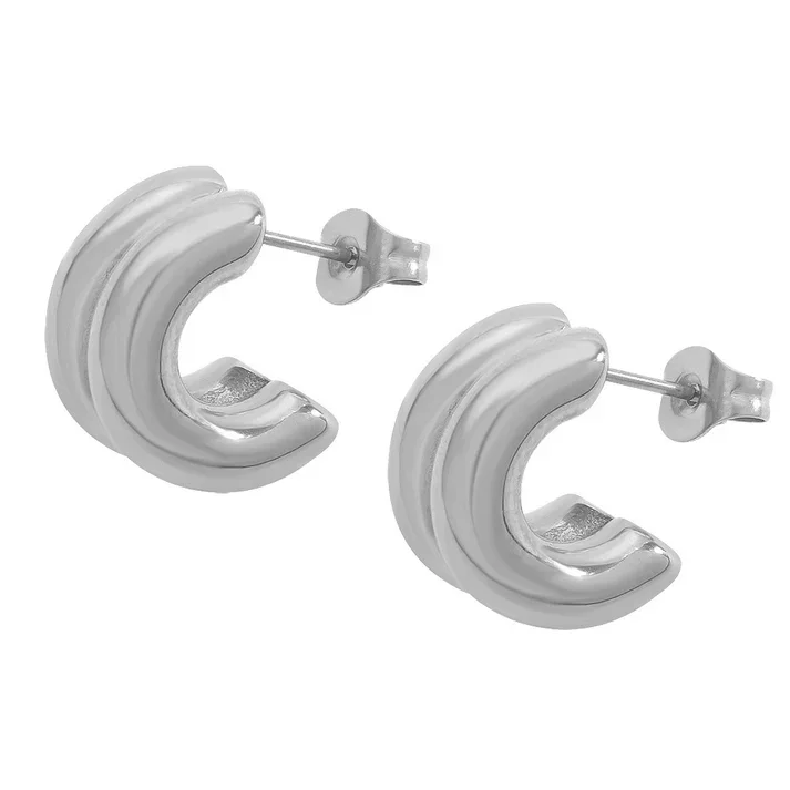 Gironde Earrings in Silver