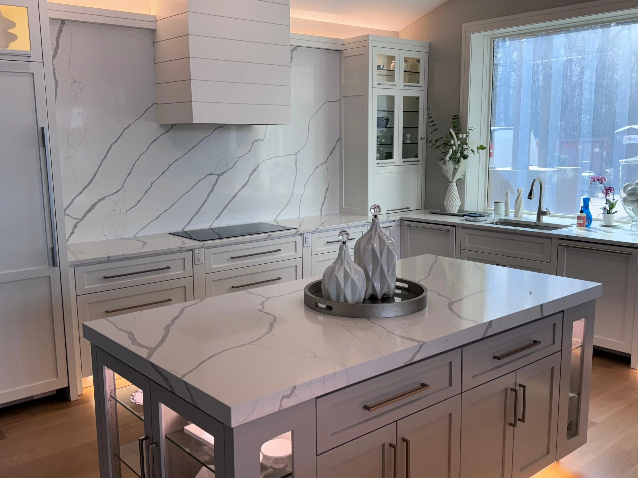 Contemporary Luxury Kitchen Remodel by Granite and Marble Direct LLC project photo 3