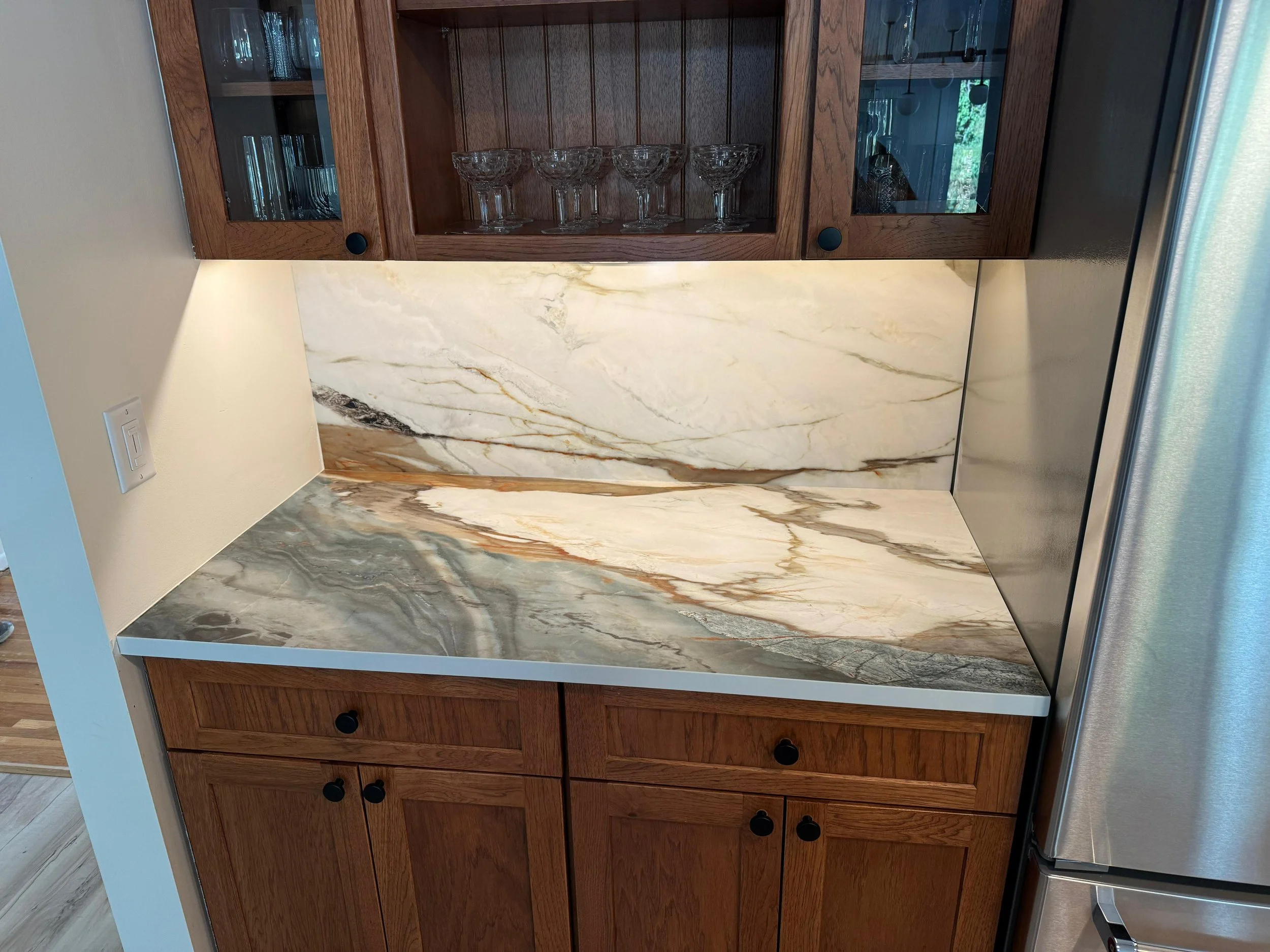 Traditional Or Transitional Kitchen Remodel by Granite and Marble Direct LLC project photo 4
