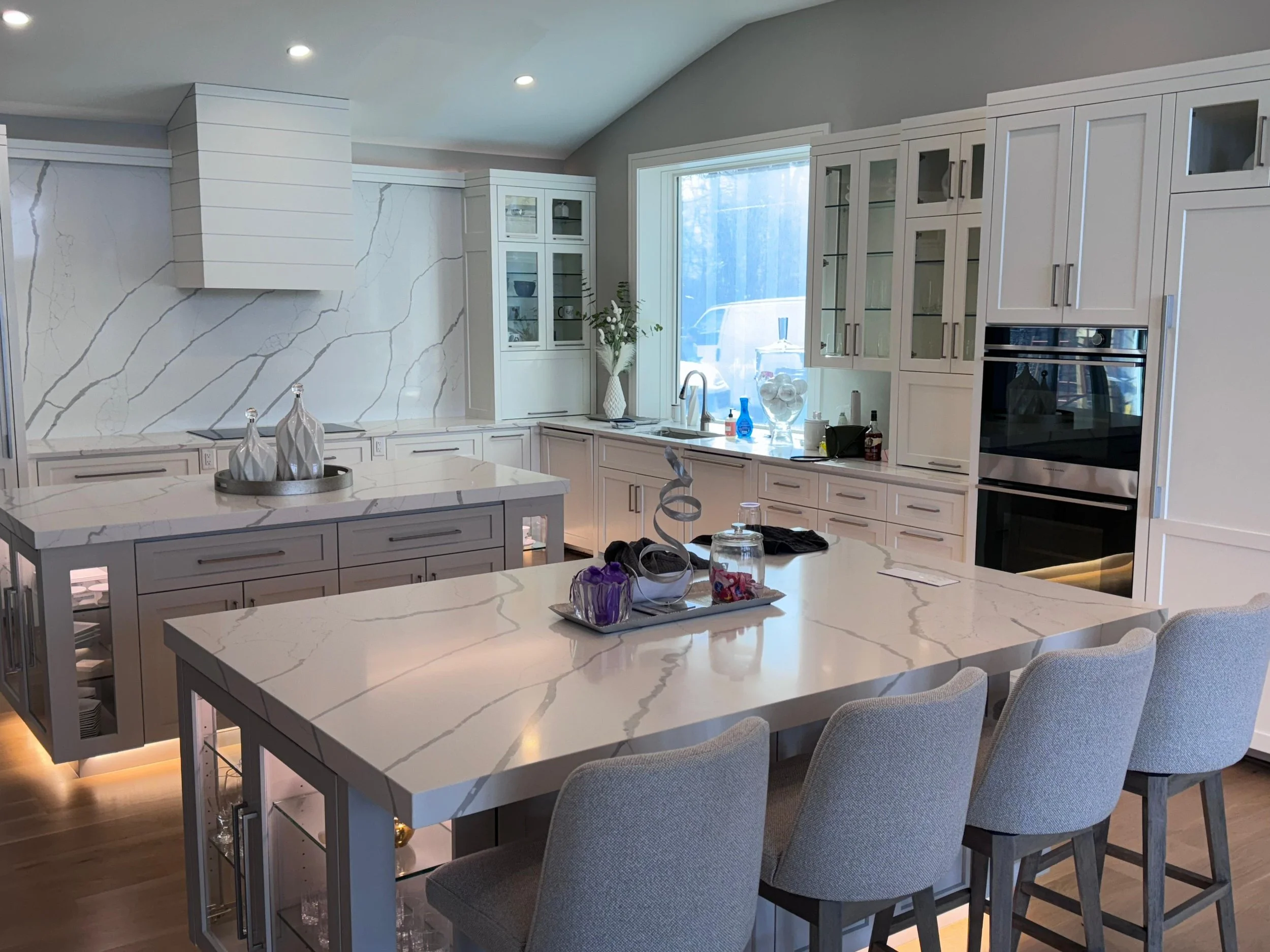 Contemporary Luxury Kitchen Remodel by Granite and Marble Direct LLC project photo 5