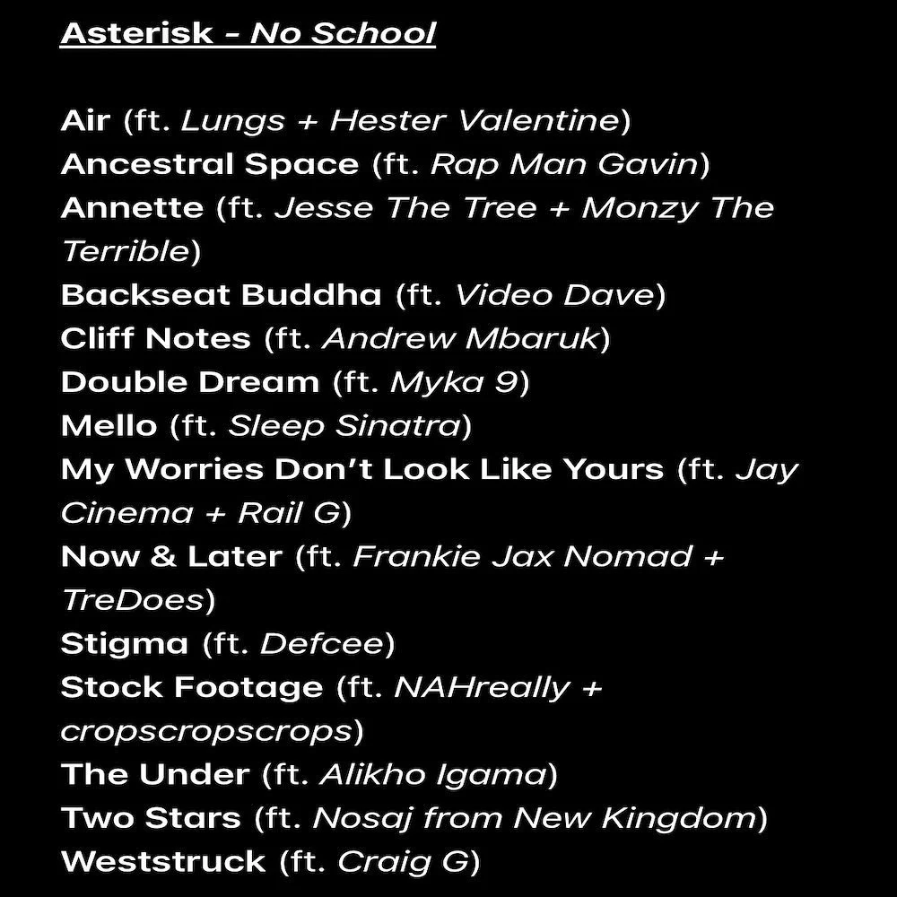 tracklist locked in for my hiphop album, final mixing underway, can&rsquo;t wait for y&rsquo;all to hear this! stay tuned&hellip;