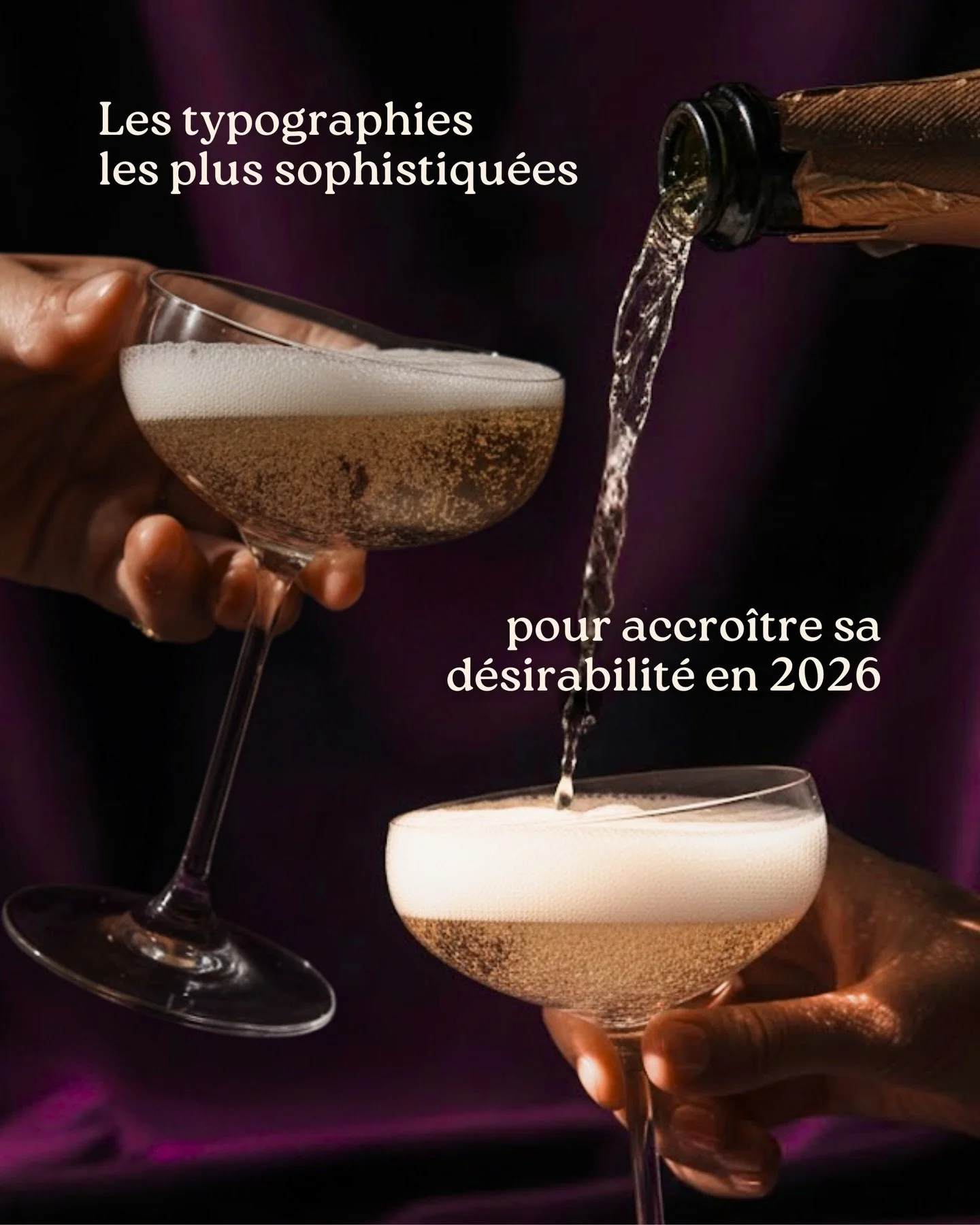 Quelques typos qui me plaisent bien et qui permettent de faire monter en gamme votre image de marque, c&rsquo;est cadeau pour cette nouvelle ann&eacute;e 💌