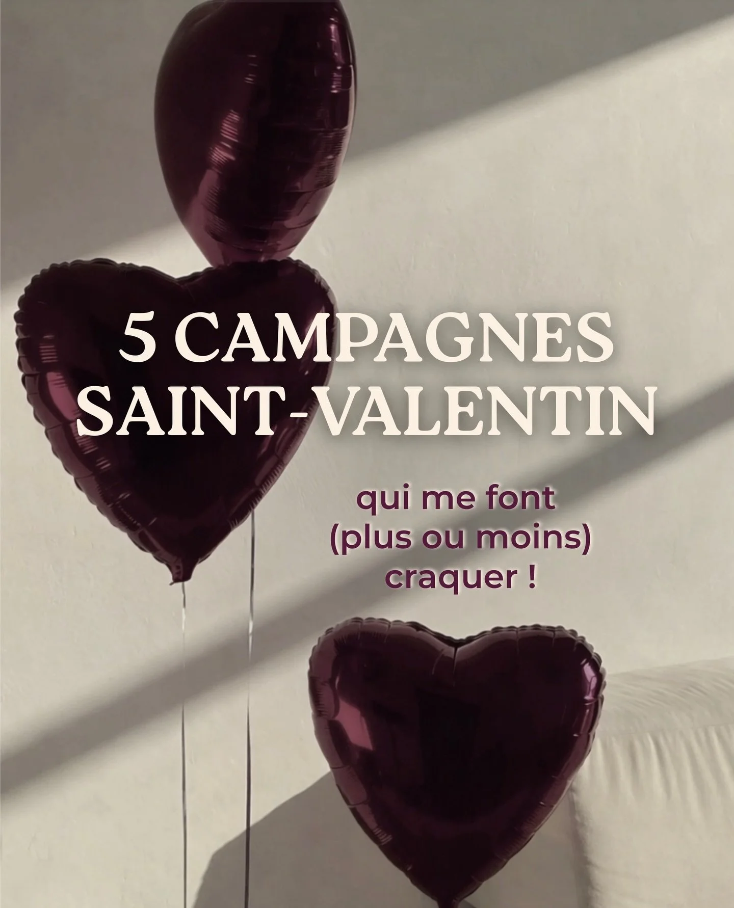 Mon avis sur 5 campagnes pour la Saint-Valentin qui m&rsquo;ont (plus ou moins) fait craquer ❤️&zwj;🔥

Cr&eacute;dits : @gucci @mcdonalds @tiffanyandco @havaianas @calvinklein @cartier
