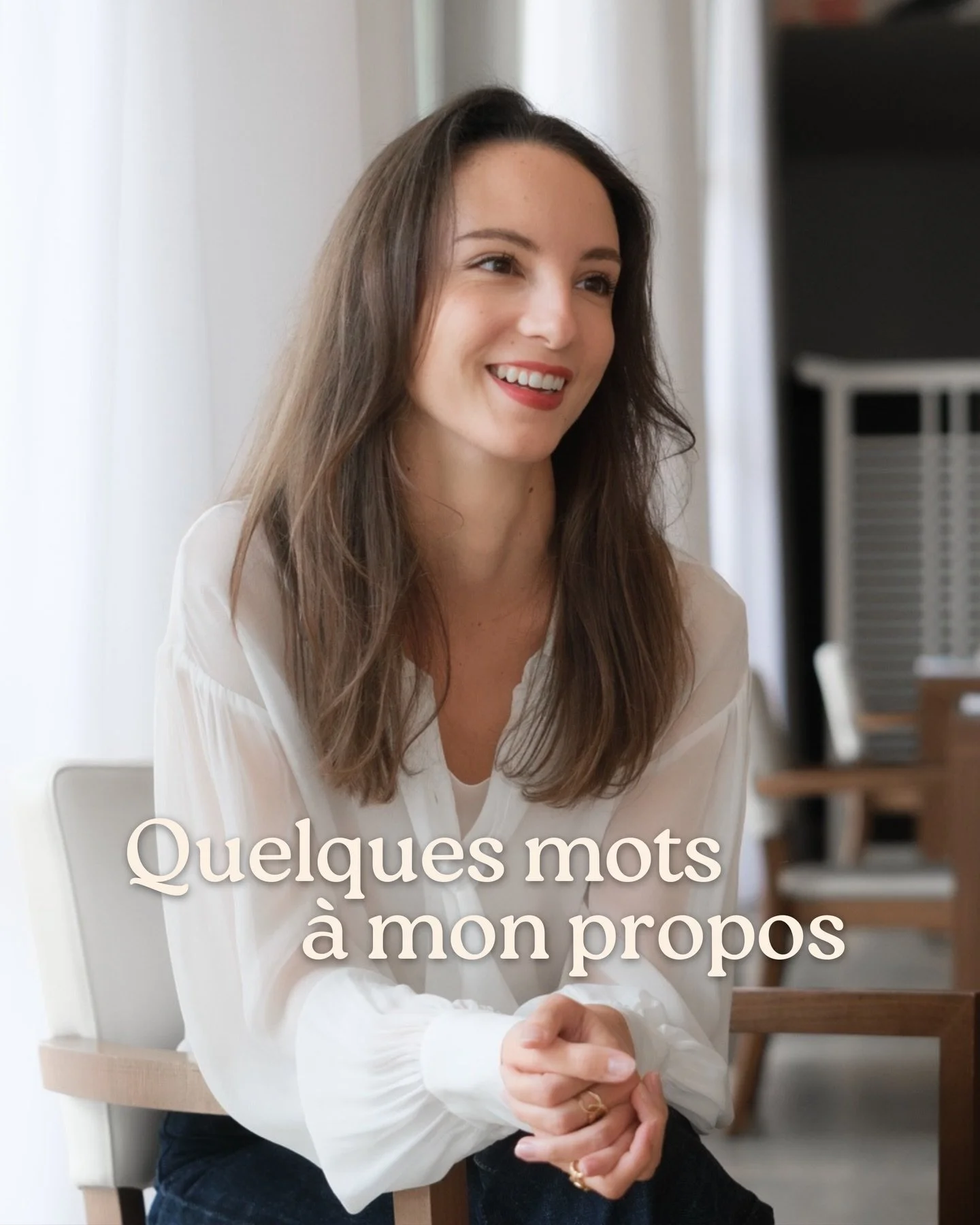 Quelques mots &agrave; mon propos 💌