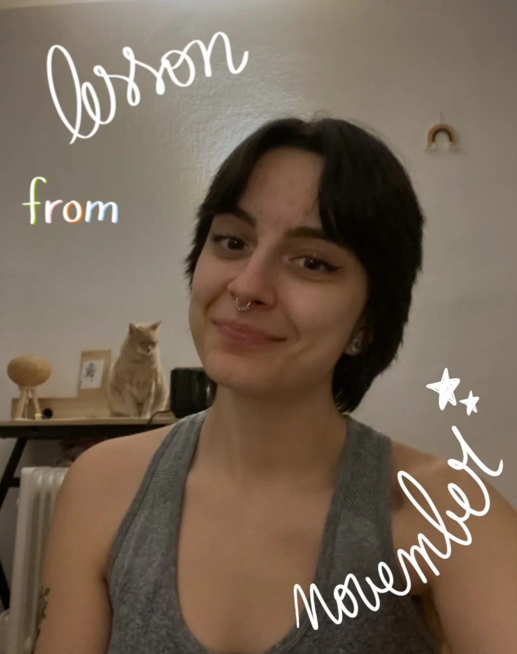 Je partage avec toi LA LE&Ccedil;ON que j&rsquo;ai apprise en novembre et un petit conseil.

J&rsquo;esp&egrave;re que &ccedil;a t&rsquo;inspirera et t&rsquo;aidera pour 2025 🦋

Et toi, t&rsquo;as appris quoi ce mois-ci ? 
Je veux tout savoir 👀✨

A