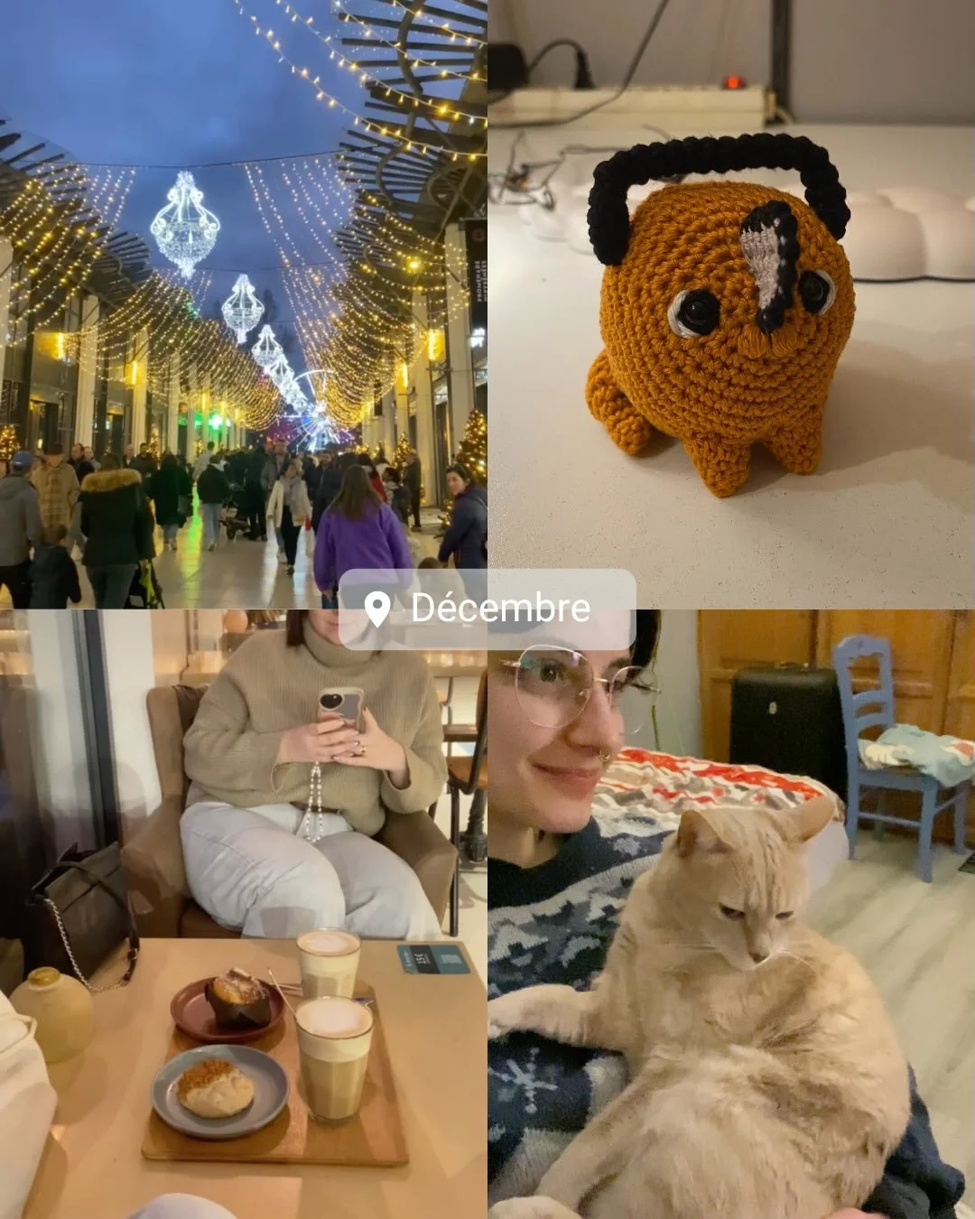 Malgr&eacute; toute la souﬀrance que j&rsquo;ai eu, je te remercie 2025 pour toutes ces belles rencontres, les soir&eacute;es, les discussions, les d&eacute;couvertes, les sorties de zones de confort, ma nouvelle coupe (que je relaisse pousser mdr), 