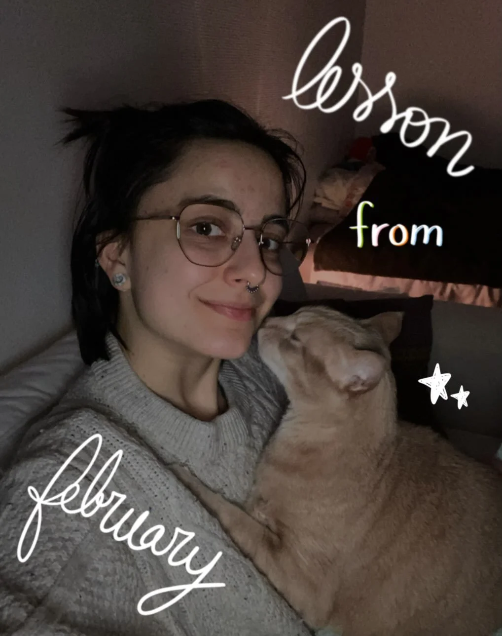 Je partage avec toi la le&ccedil;on que j&rsquo;ai apprise en f&eacute;vrier et un petit conseil.

&Ccedil;a a &eacute;t&eacute; un mois tr&egrave;s intense&hellip;

J&rsquo;esp&egrave;re que &ccedil;a t&rsquo;inspirera et t&rsquo;aidera pour bien d&