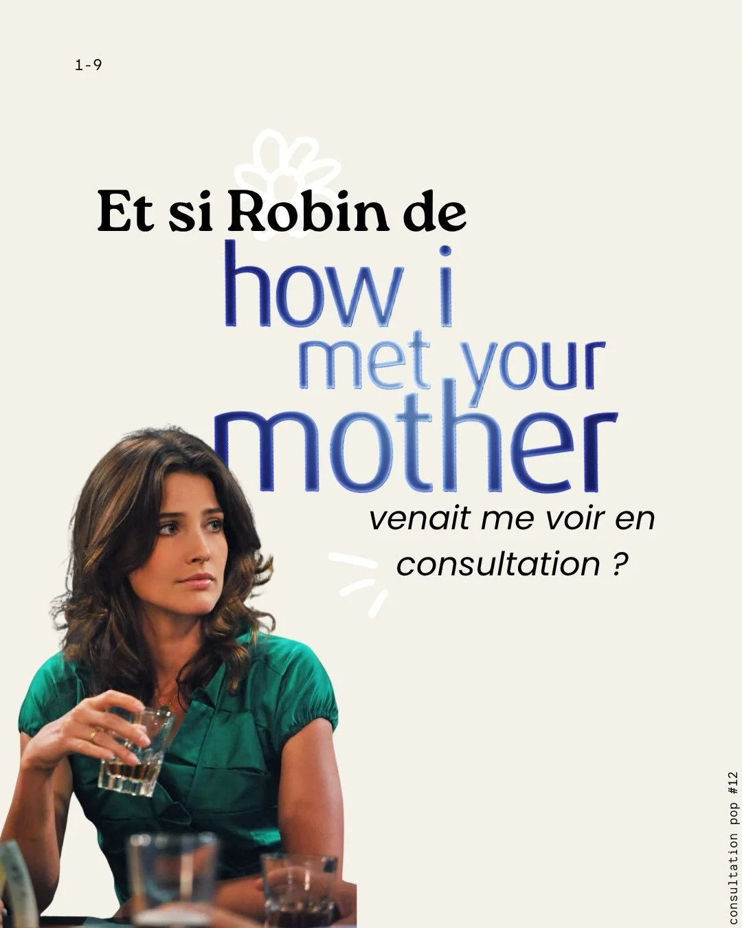 Consultation pop #12 🍿

Robin, c&rsquo;est le genre de personne qui dit &ldquo;&ccedil;a va&rdquo;&hellip; et on la croit.

Je d&eacute;crypte les habitudes de vie (alimentation, sommeil, stress, &eacute;motions, etc.) de personnages de s&eacute;rie