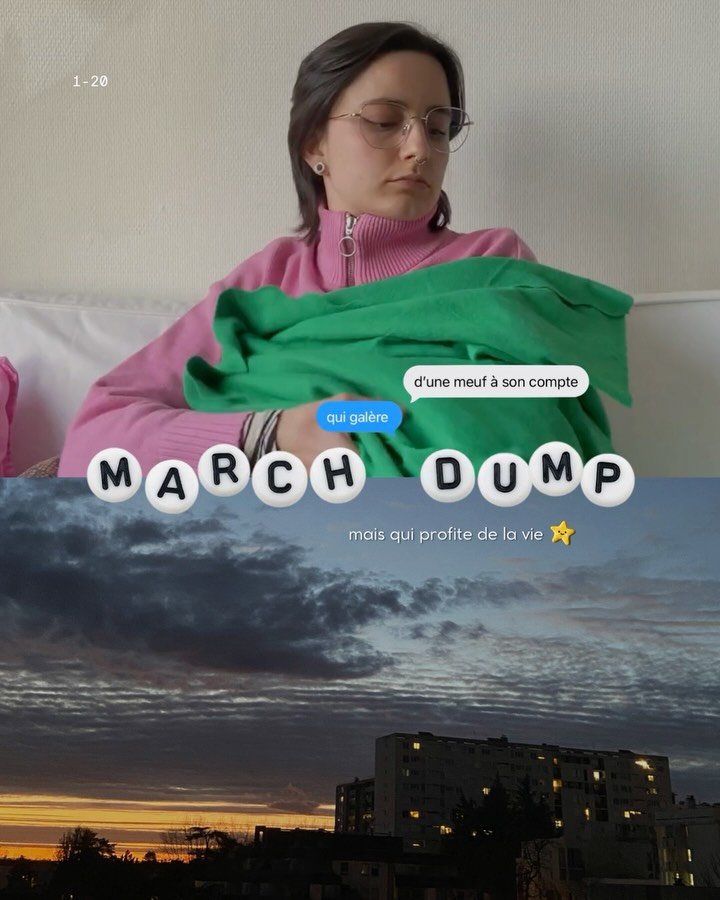 MARCH DUMP ⭐

Un mois bien intense &eacute;motionnellement&hellip;
mais une chose &agrave; retenir :

J&rsquo;ai vraiment des ami&middot;es en or 💁🏻&zwj;♀️

Pense &agrave; t&rsquo;abonner &mdash; ici, pas de routine miracle, juste du vrai, du simpl