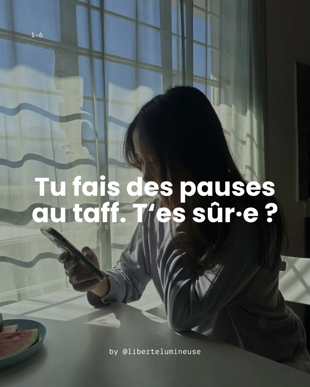 &Agrave; ta prochaine pause, teste juste &ccedil;a : POSE TON T&Eacute;L&Eacute;PHONE BORDEL.

&Eacute;loigne-toi de ton f*cking &eacute;cran.
Change d&rsquo;environnement.
Sociabilise dans le monde IRL.

Et vois simplement comment tu te sens en repr
