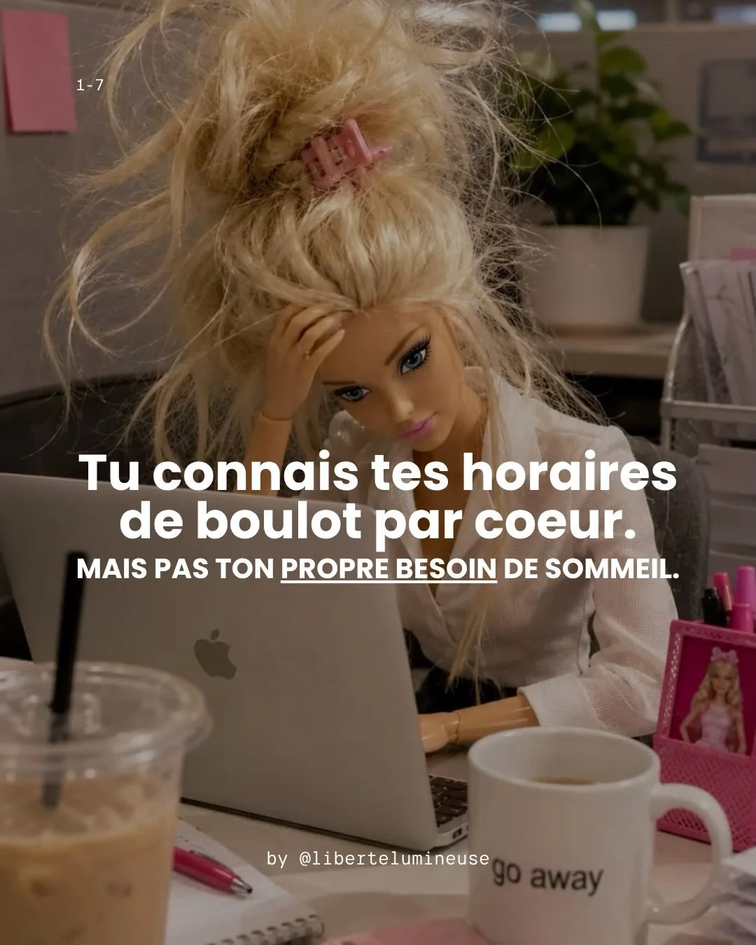 Perso, je me sens 1000x mieux avec +9h de sommeil que 8h par ex.

Je sais, c&rsquo;est relou. J&rsquo;aurais pr&eacute;f&eacute;r&eacute; &ecirc;tre en forme avec 7h mdr. Mais c&rsquo;est comme &ccedil;a.

Et toi ?

Julie, di&eacute;t&eacute;ticienne