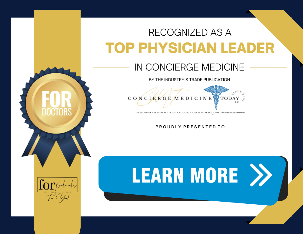 CMT recognizes leadership qualities among some of the "Top Physician Leaders in Concierge Medicine"