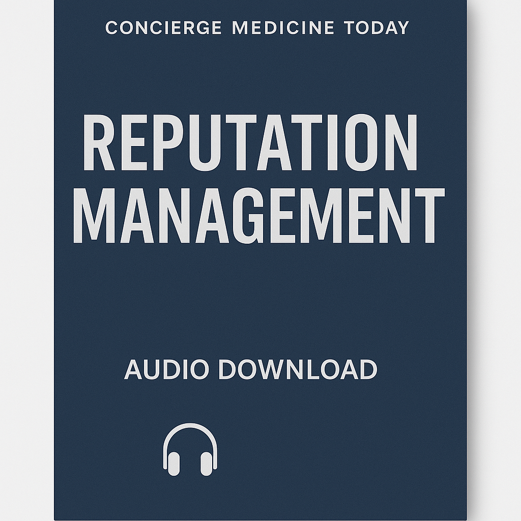 Reputation Management (Audio)
