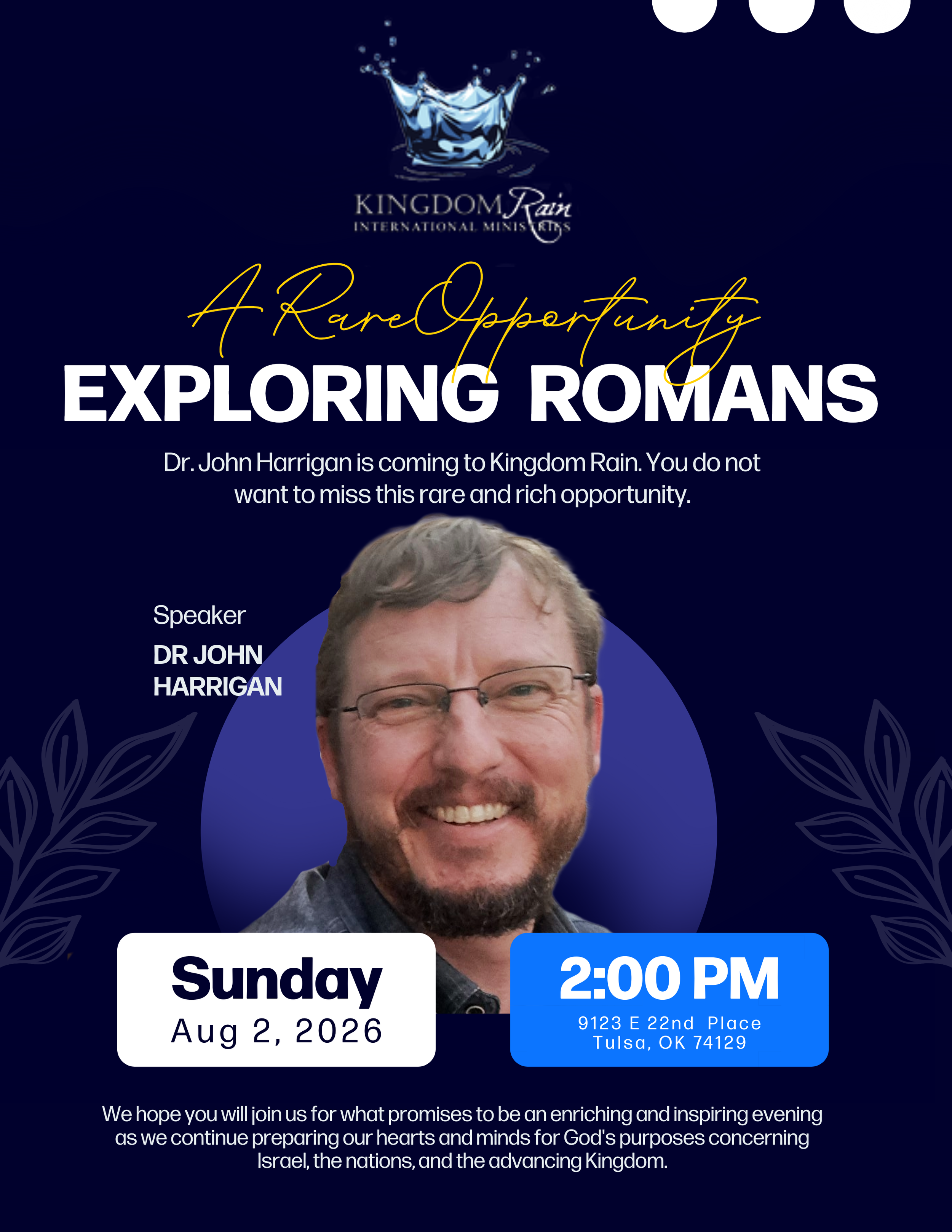 Exploring Romans with Dr. John Harrigan