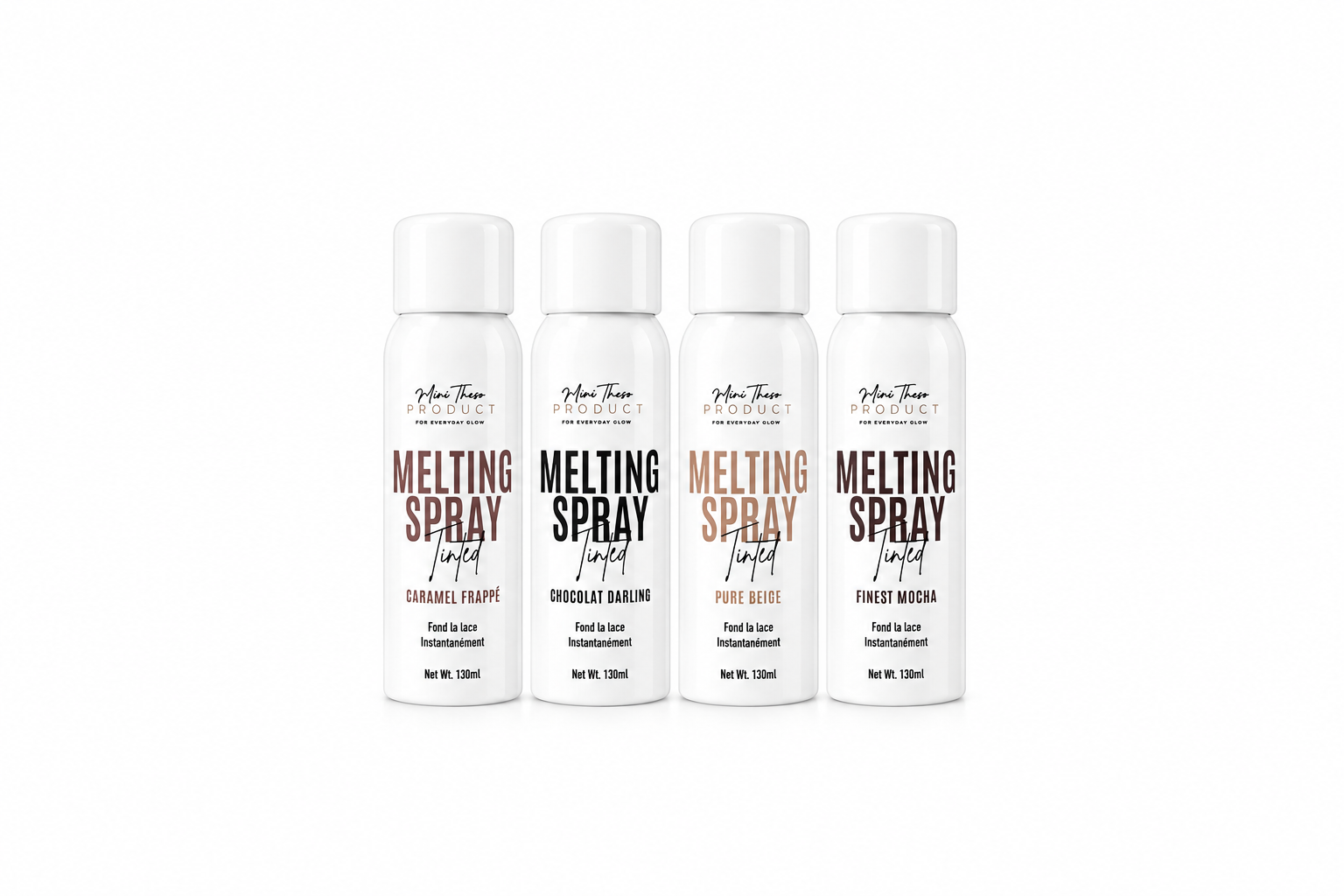 Melting spray tinted