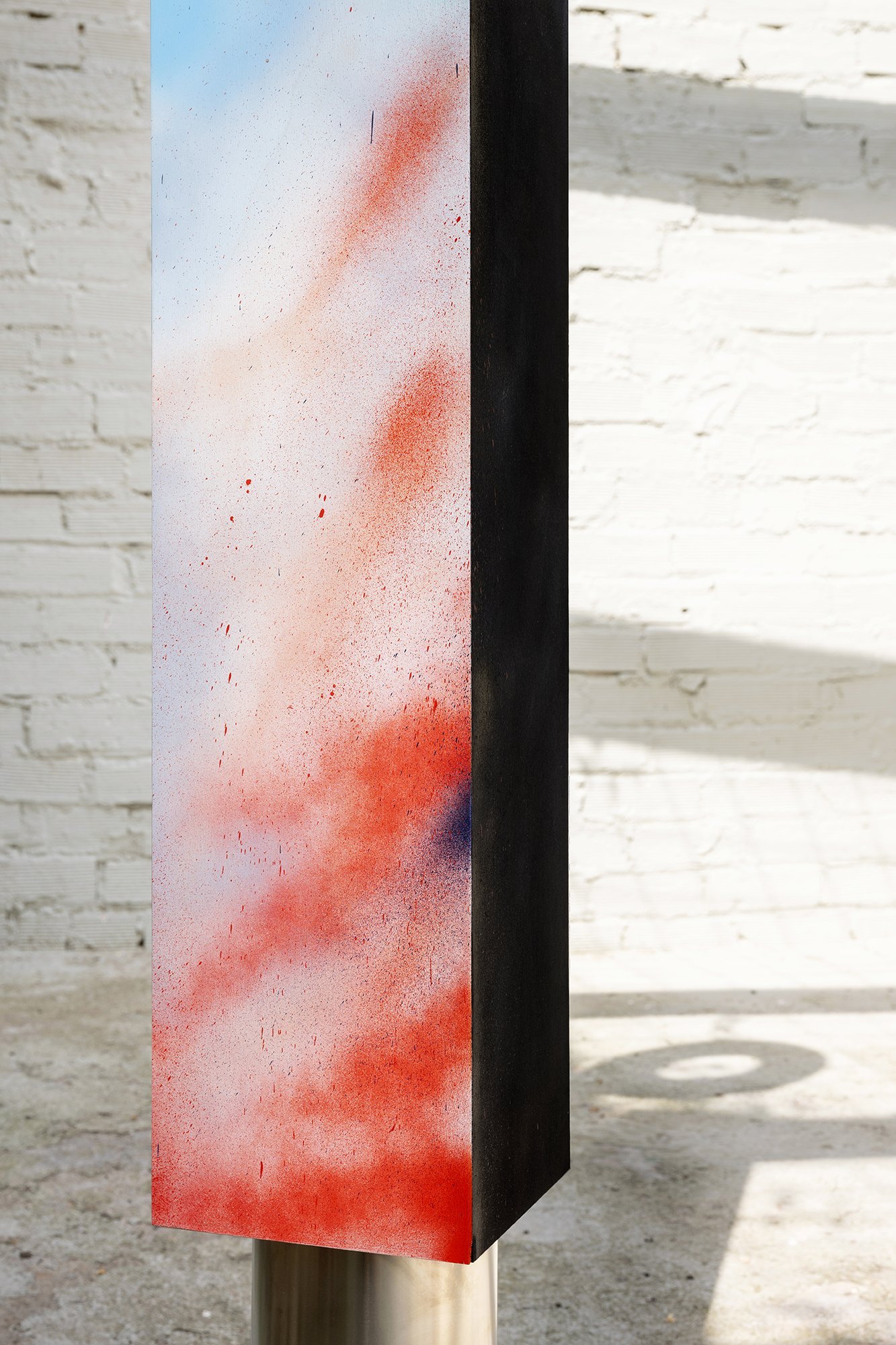 Leah Dixon. Megalithic Fireworks Portals, 2026.
Site specific sculpture (outdoor). 
Detail.