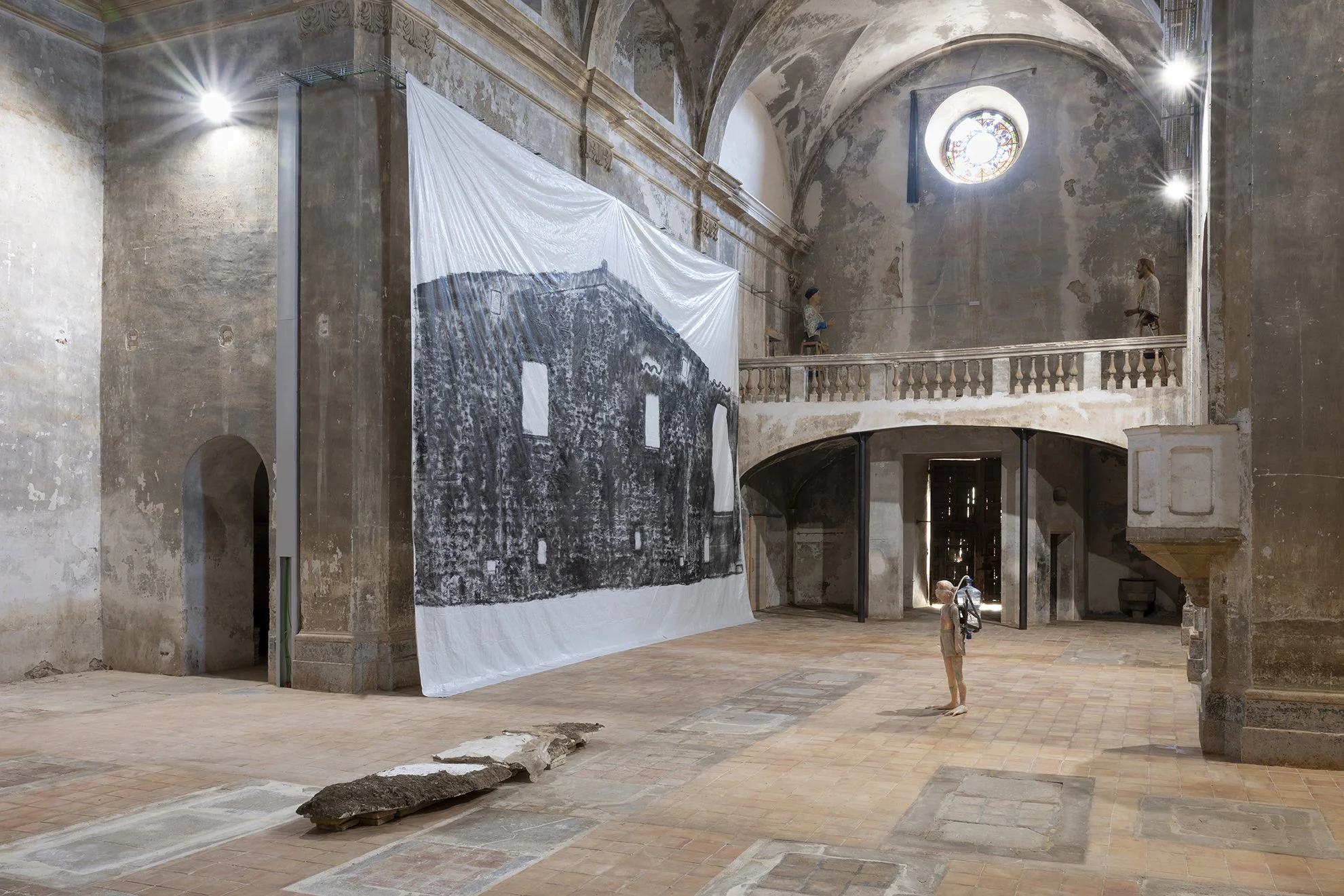 Installation view. Kin Too. Spiritvessel @ Sant Feliu de Lladó. Image by Roberto Ruiz. Courtesy of the artists and Spiritvessel. 