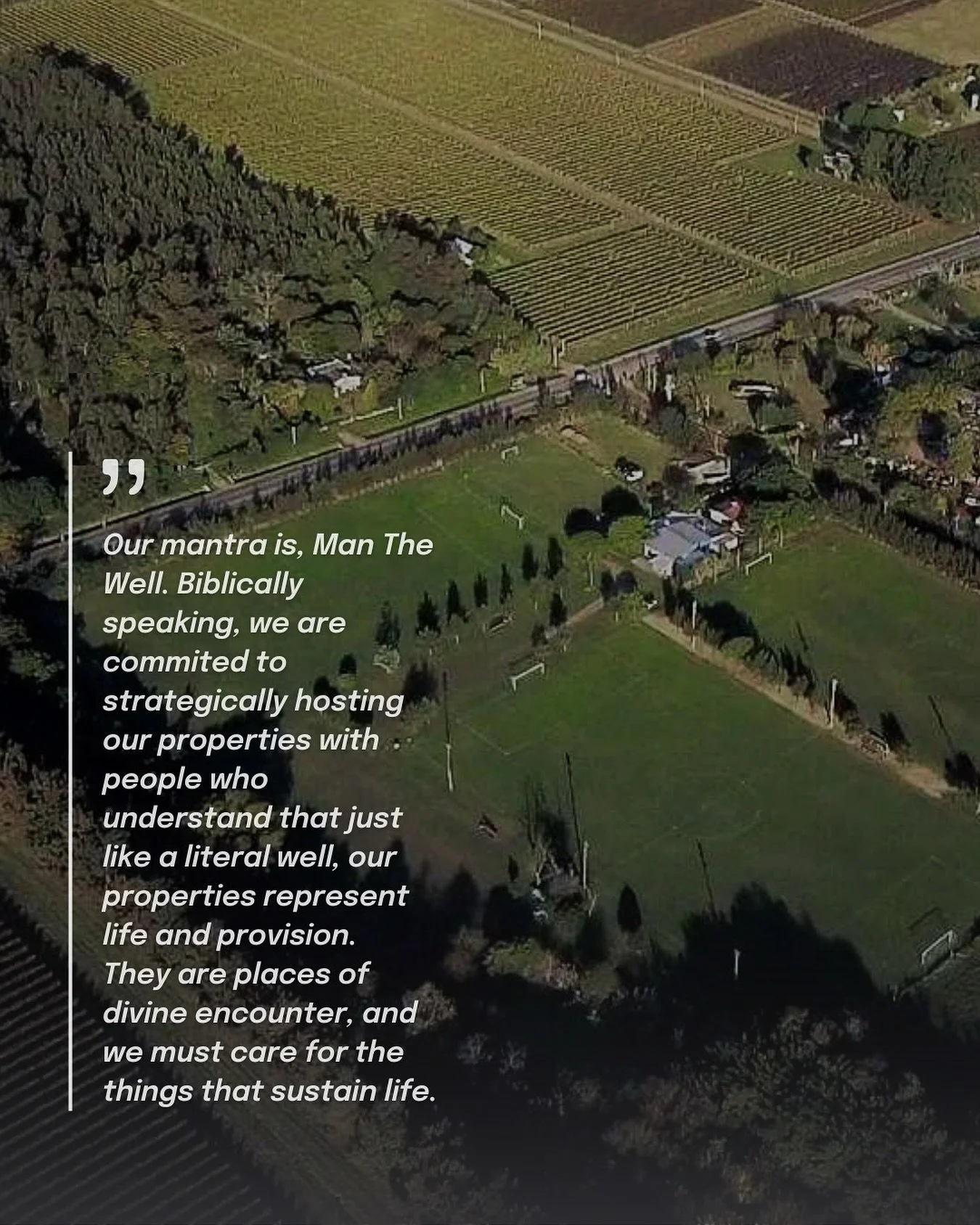 Man The Well. 

#1gol #nonprofit #nonprofitsupport #uruguay