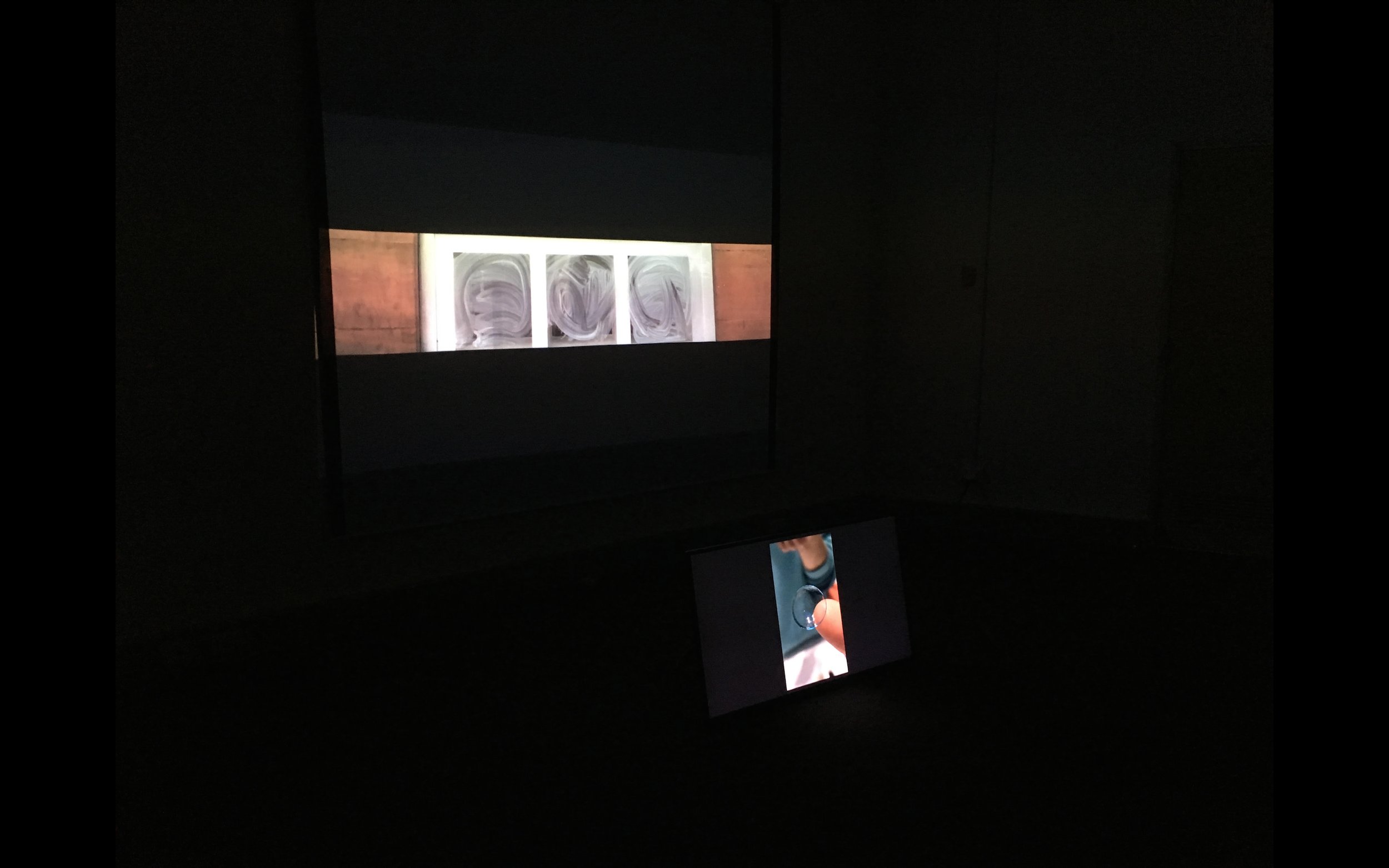 two channel video installatio