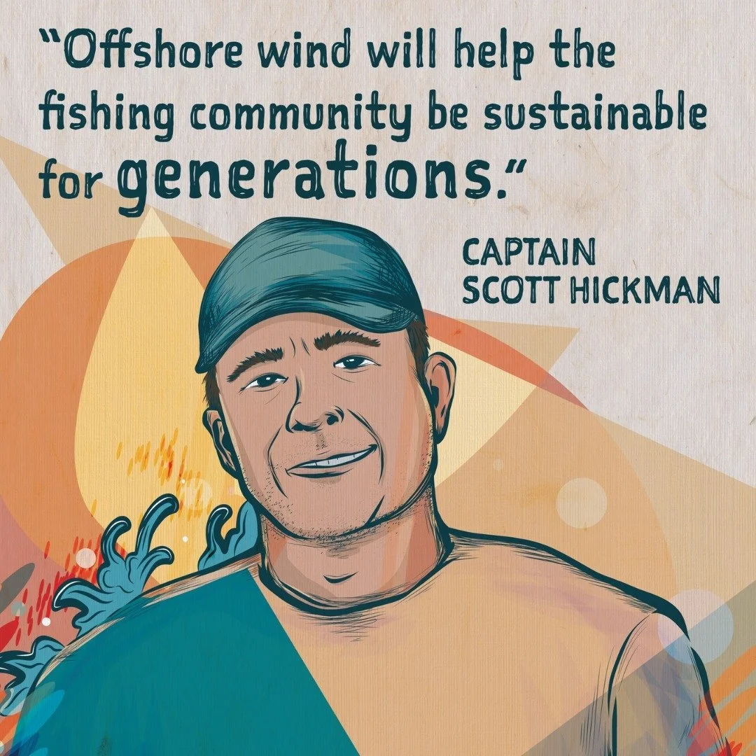 U.S. offshore wind projects are being designed with fishing in mind. The industry has collaborated closely with fishing interests to ensure that commercial fishing can coexist with #offshorewind.