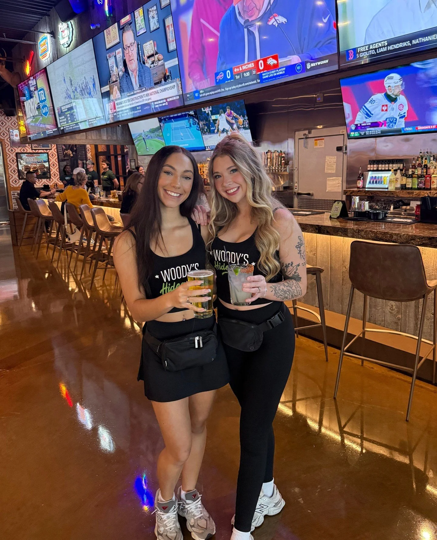 Nothing beats a cold drink and a front-row seat to the action. Join us this weekend for a stacked lineup of fights, football, and good times with friends! See you soon!⁠
⁠
Saturday:⁠
👊 UFC 324 at 8:00pm⁠
⁠
Sunday:⁠
🏈 AFC Championship: Patriots vs B